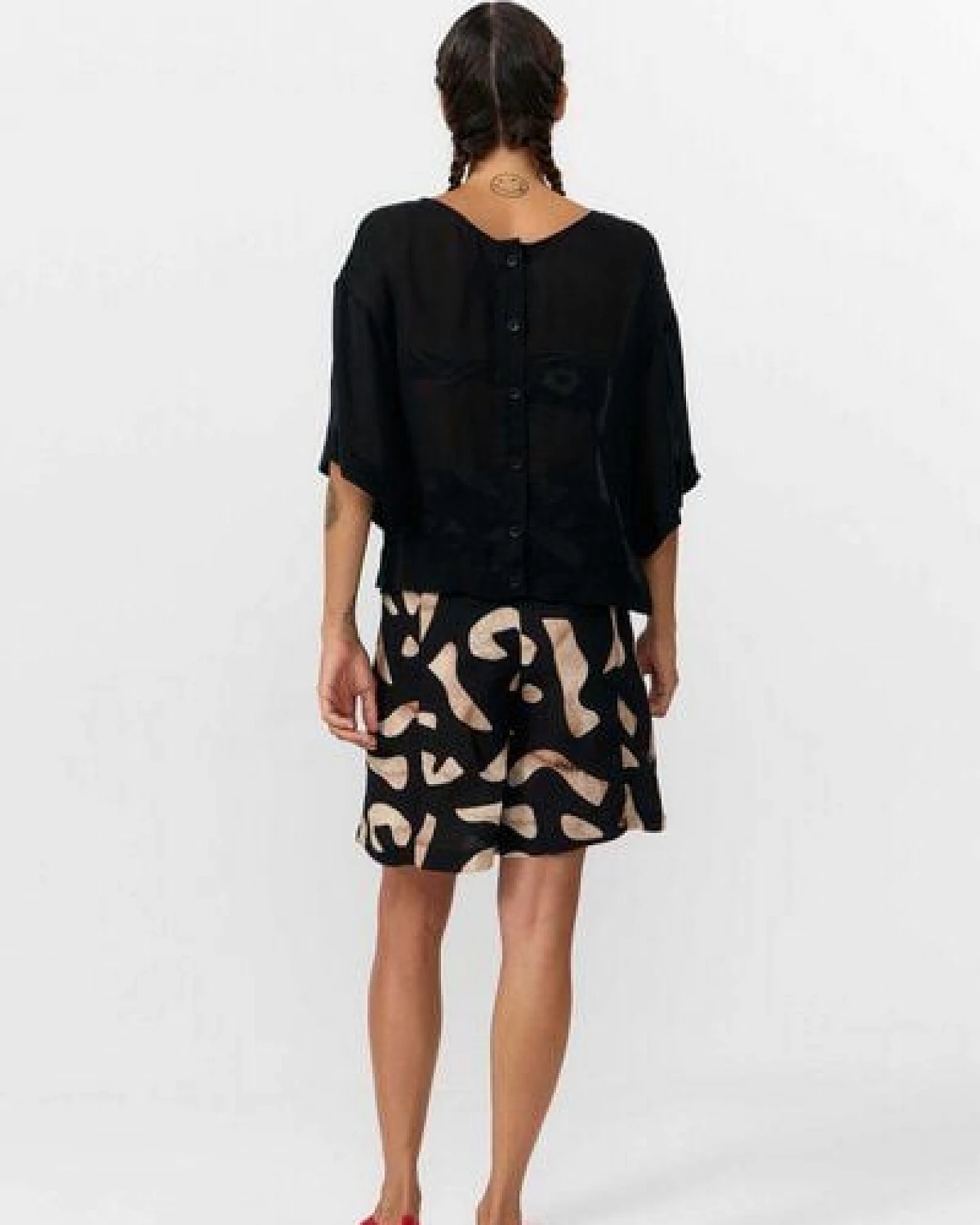 Suite13lab 3/4-Armbluse SELLA Chiffon – Ansicht 3