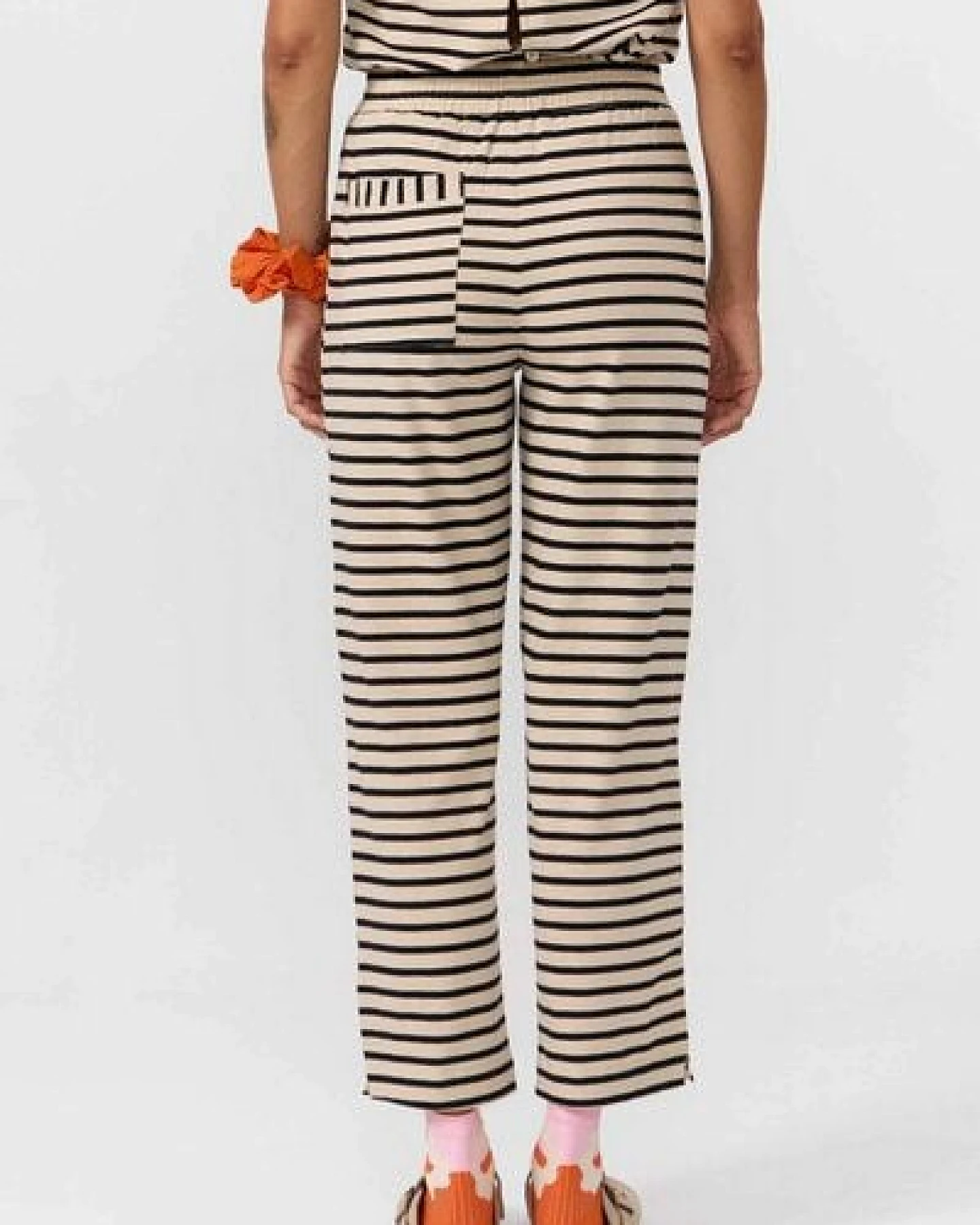 Suite13lab Damen-Straighthose MORGON gestreift – Ansicht 4
