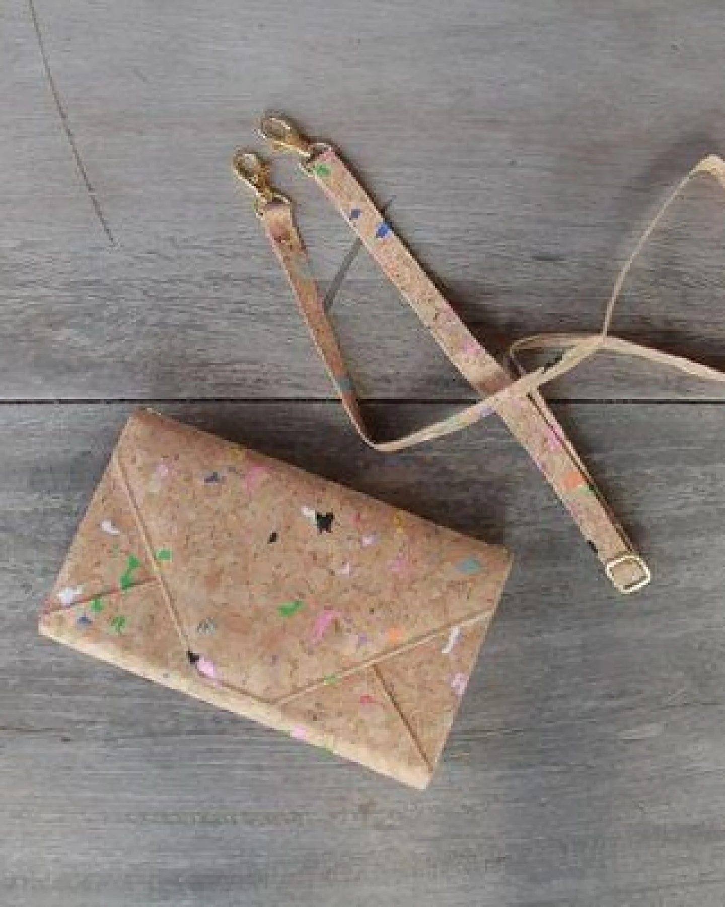 BY COPALA Handtasche / Clutch / Brieftasche aus Kork – Ansicht 3