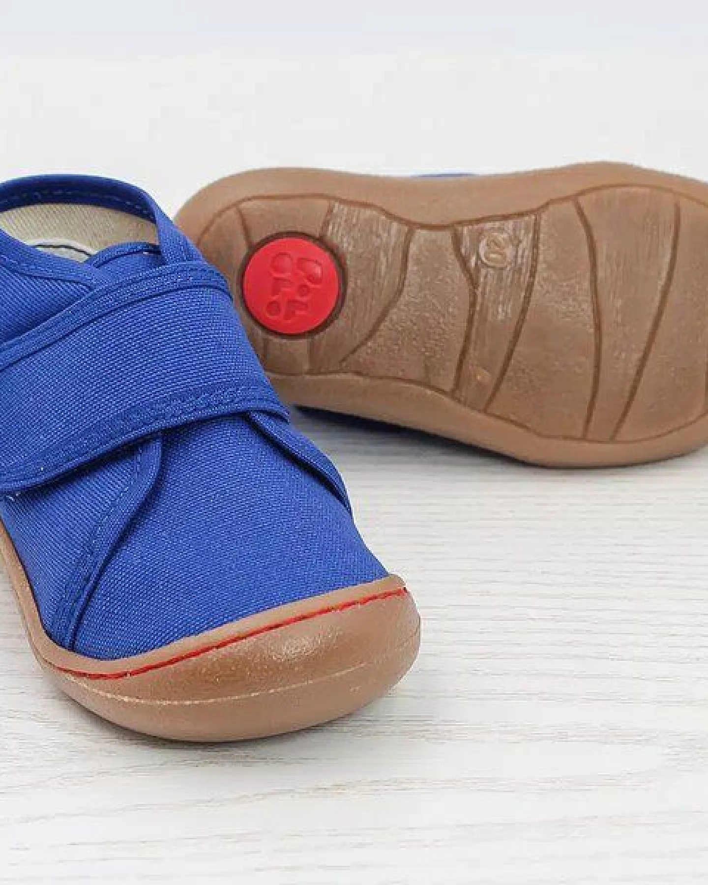 Pololo Halbschuh/ Lauflerner "Primero" aus Baumwolle, Größen 20-27 – Ansicht 3