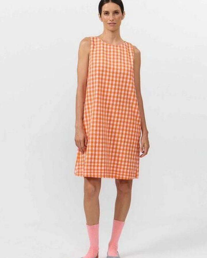 Suite13lab Damen-Kurzkleid LENA kariert
