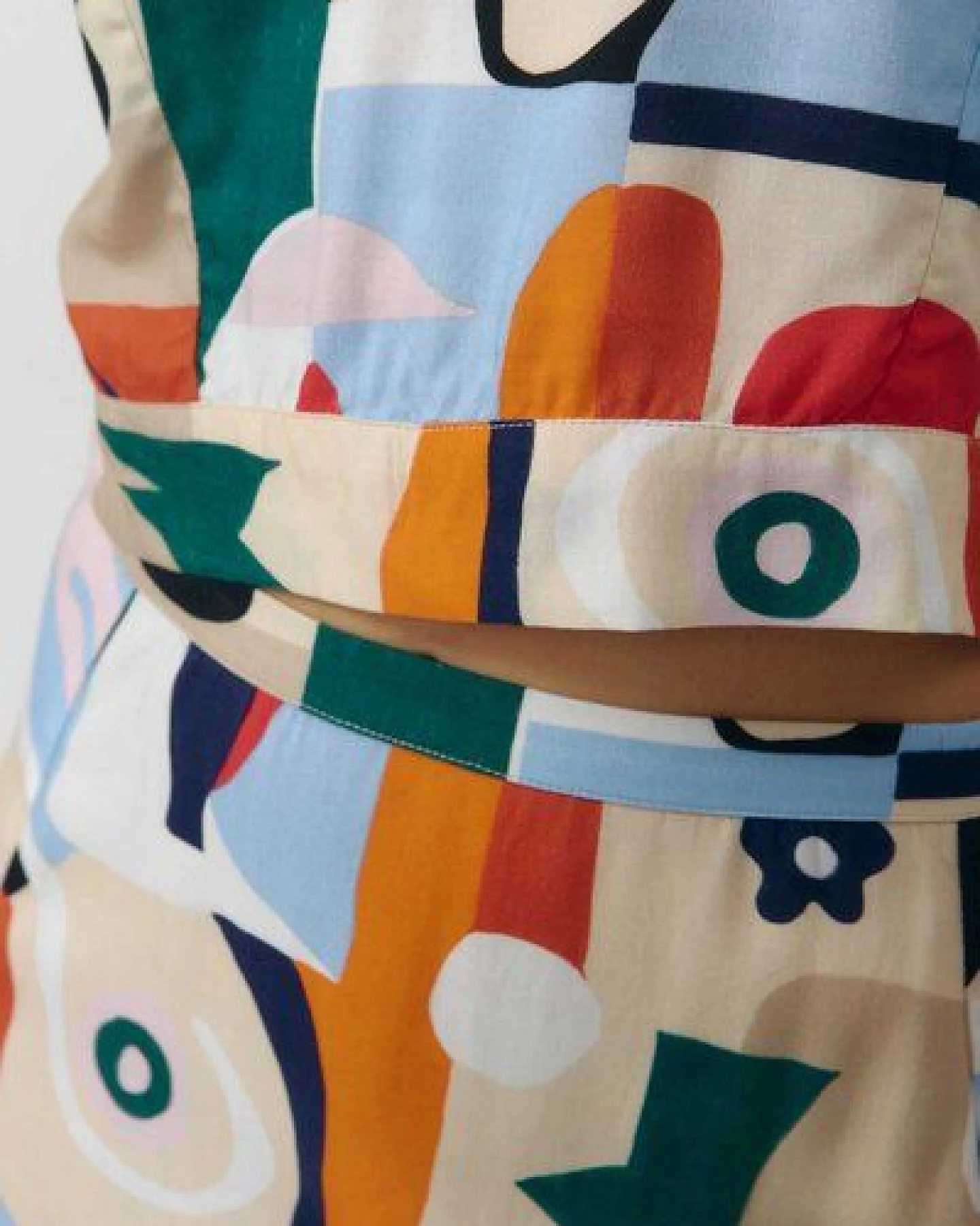 Suite13lab Damen-Midirock BORNEO im Cruise-Print – Ansicht 3