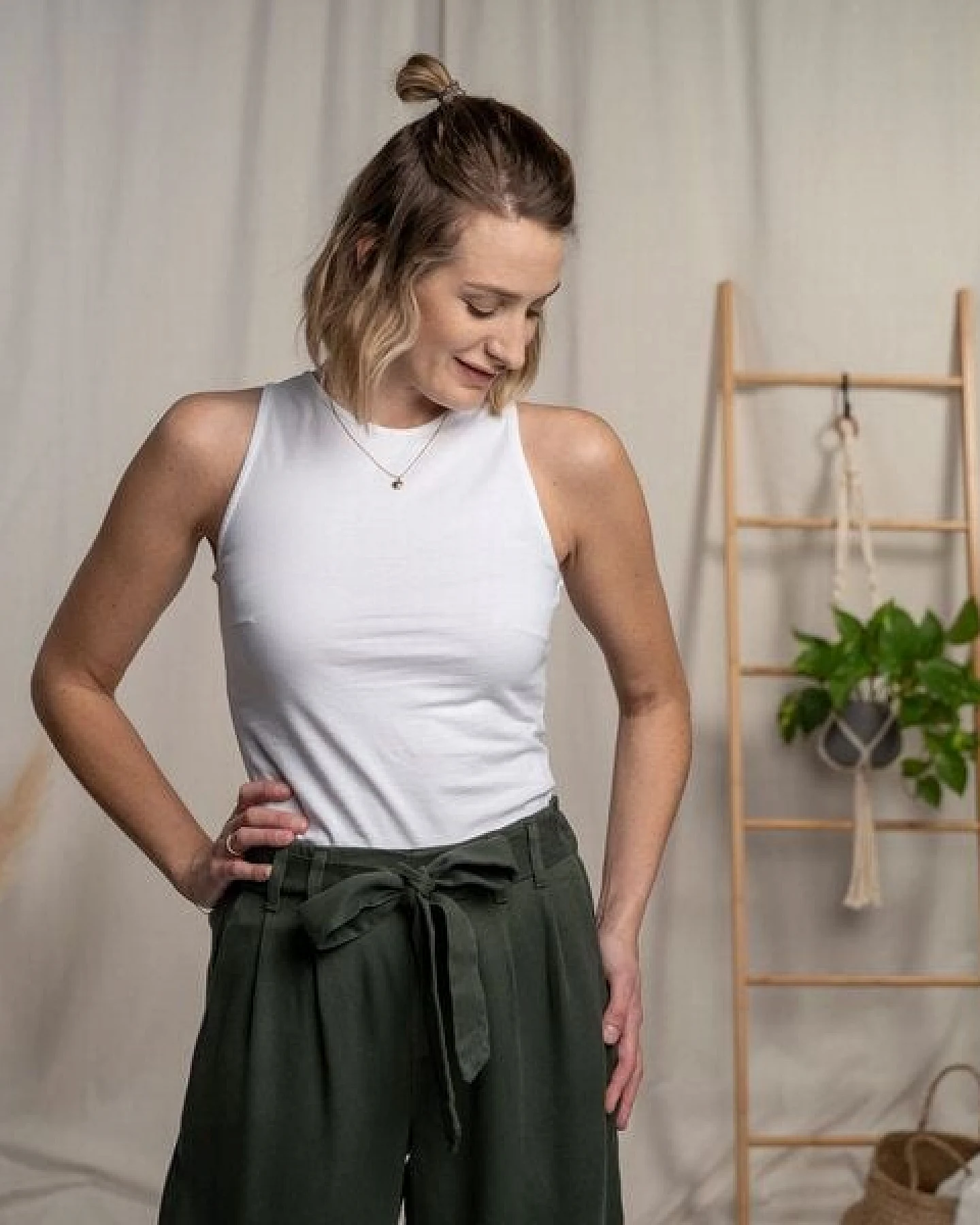 Vresh Clothing Viona - Crop Top aus Biobaumwolle – Ansicht 3