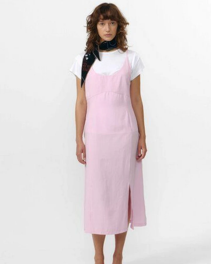 Suite13lab Damen-Midikleid SAJA