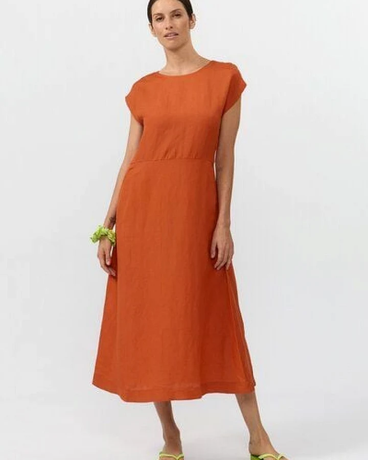 Suite13lab Damen-Midikleid TINTO