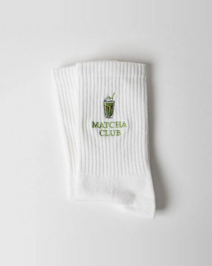 arrel Matcha Club Statement Socken