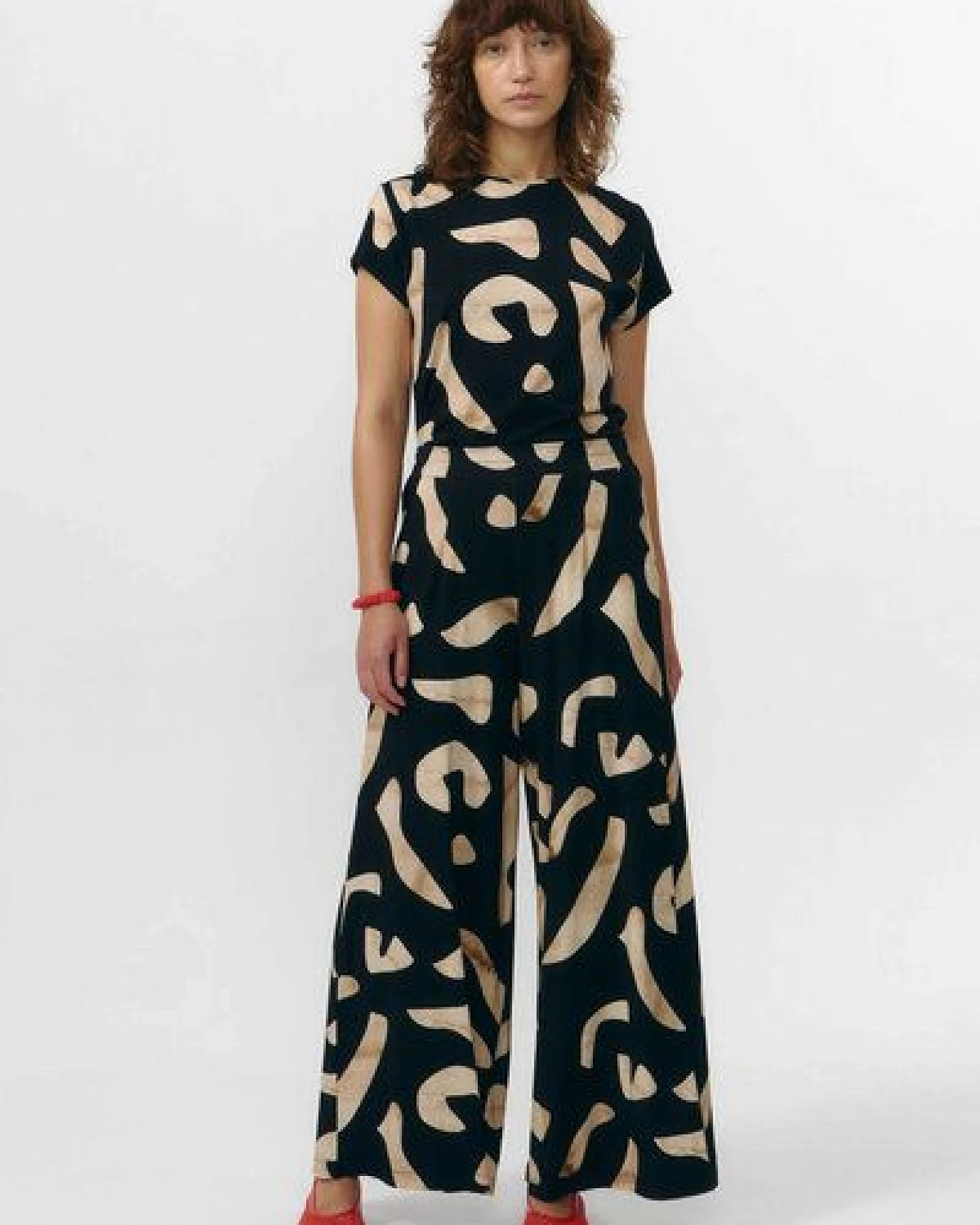Suite13lab Damen-Weithose YALA im Stones-Print – Ansicht 2