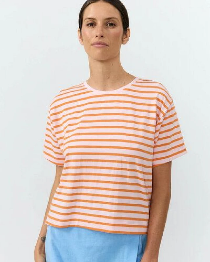 Suite13lab Kurzarm-T-Shirt ISQUIA gestreift
