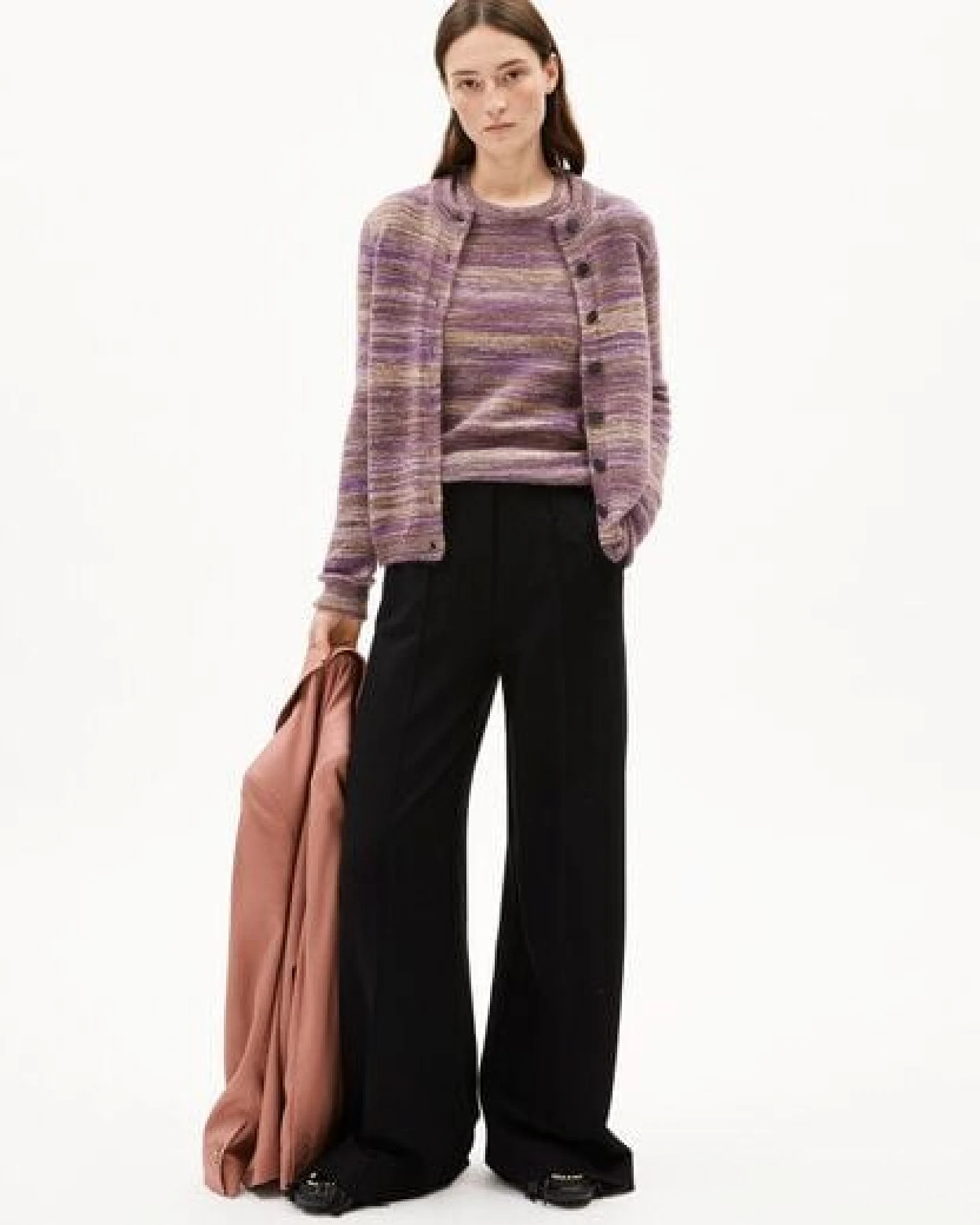 ARMEDANGELS AMILDAA STAMPATO Damen Strickjacke aus Mohair-Woll Mix – Ansicht 4
