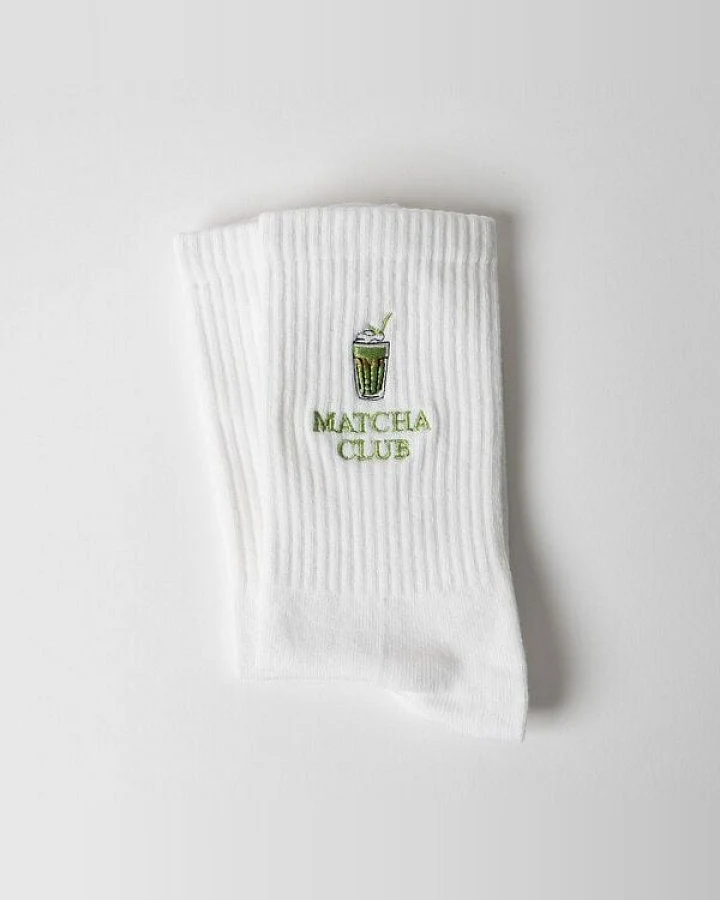 arrel Matcha Club Statement Socken