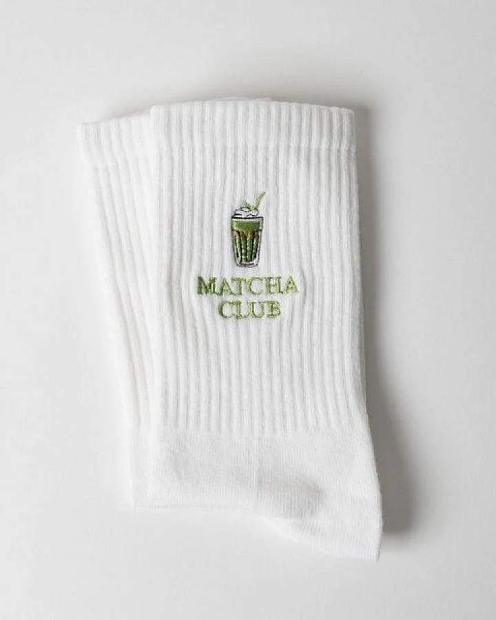 arrel Matcha Club Statement Socken