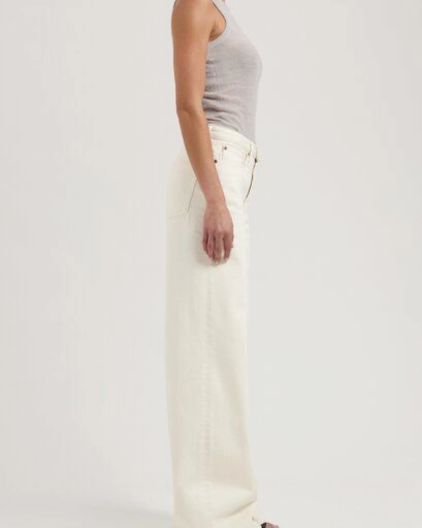 MUD Jeans Damen Jeans Loose Fit "Sara - Natural" – Ansicht 2