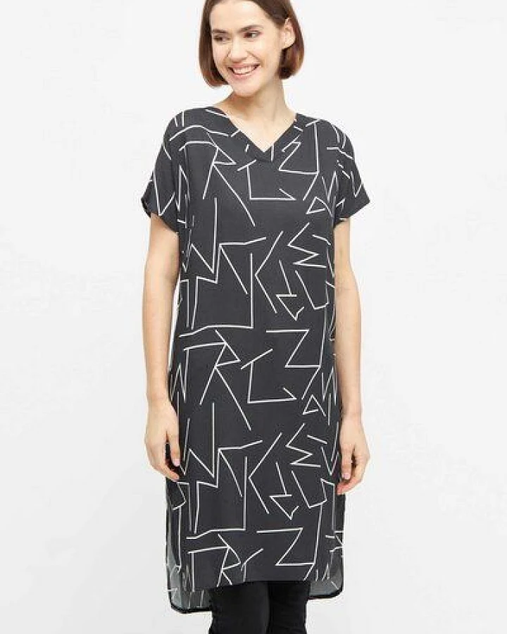 WiDDA berlin Tunika NOMAD Lines Dark aus ECOVERO®