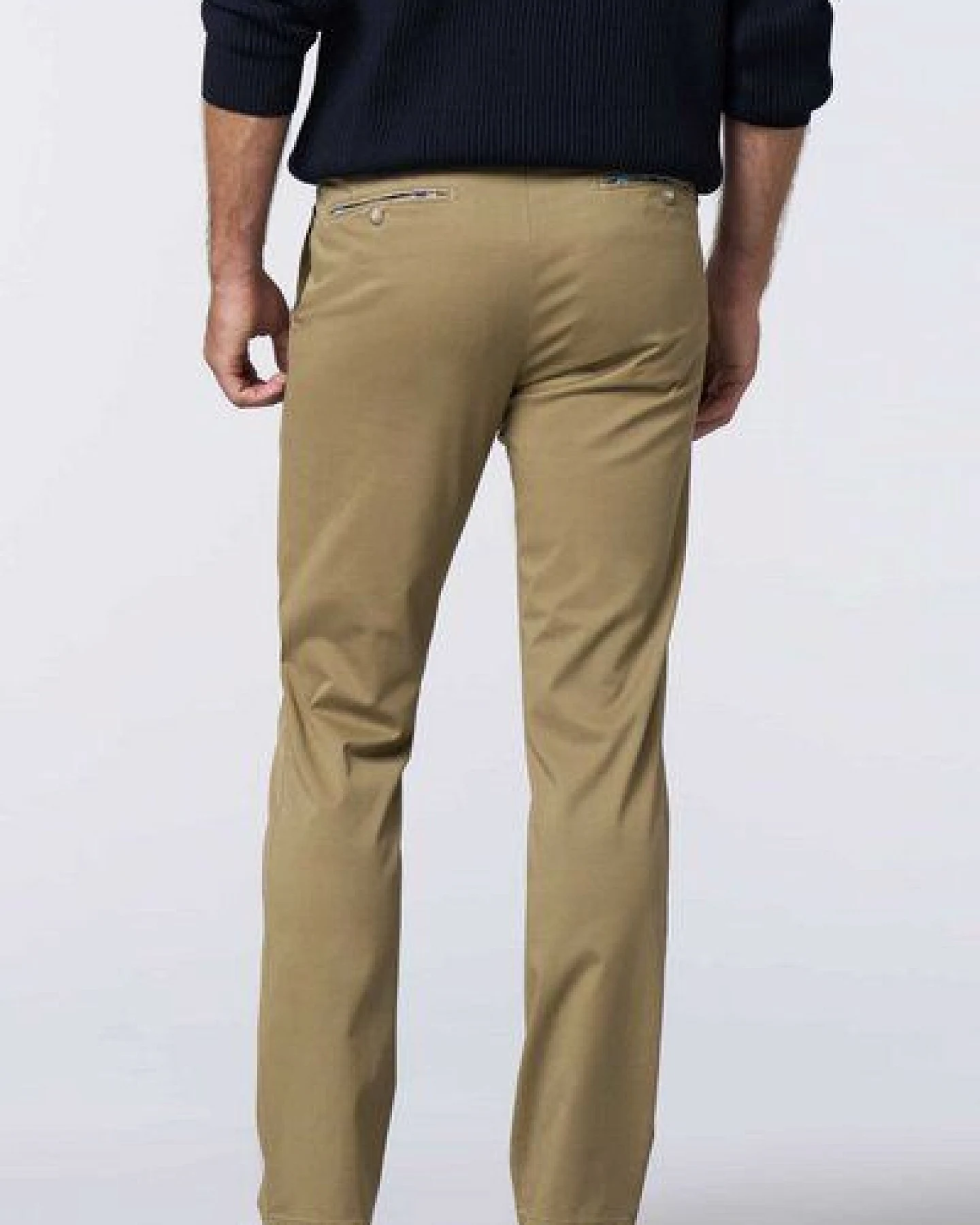 MEYER MICROPRINT BAUMWOLL CHINO – Ansicht 3