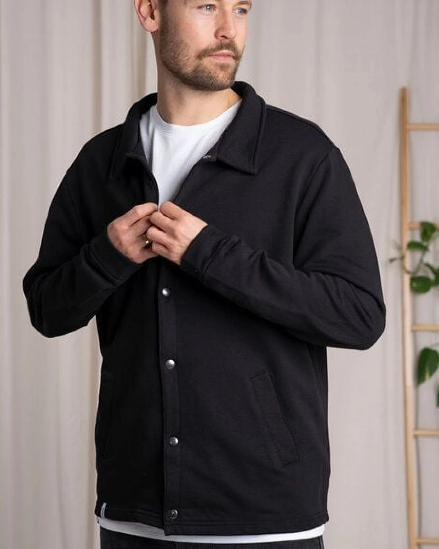 Vresh Clothing Ralv - Sweatjacke aus Biobaumwolle – Ansicht 3