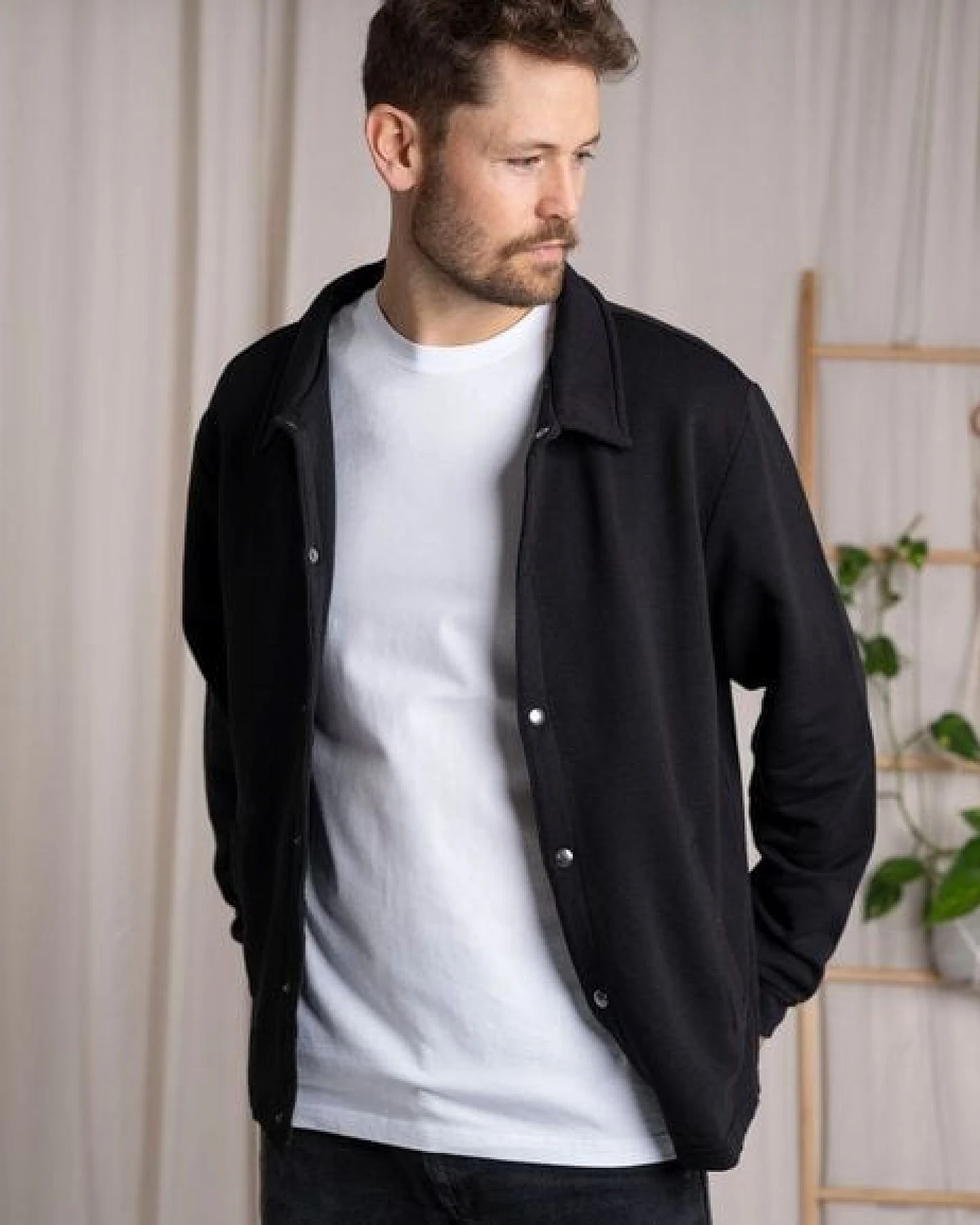 Vresh Clothing Ralv - Sweatjacke aus Biobaumwolle – Ansicht 4