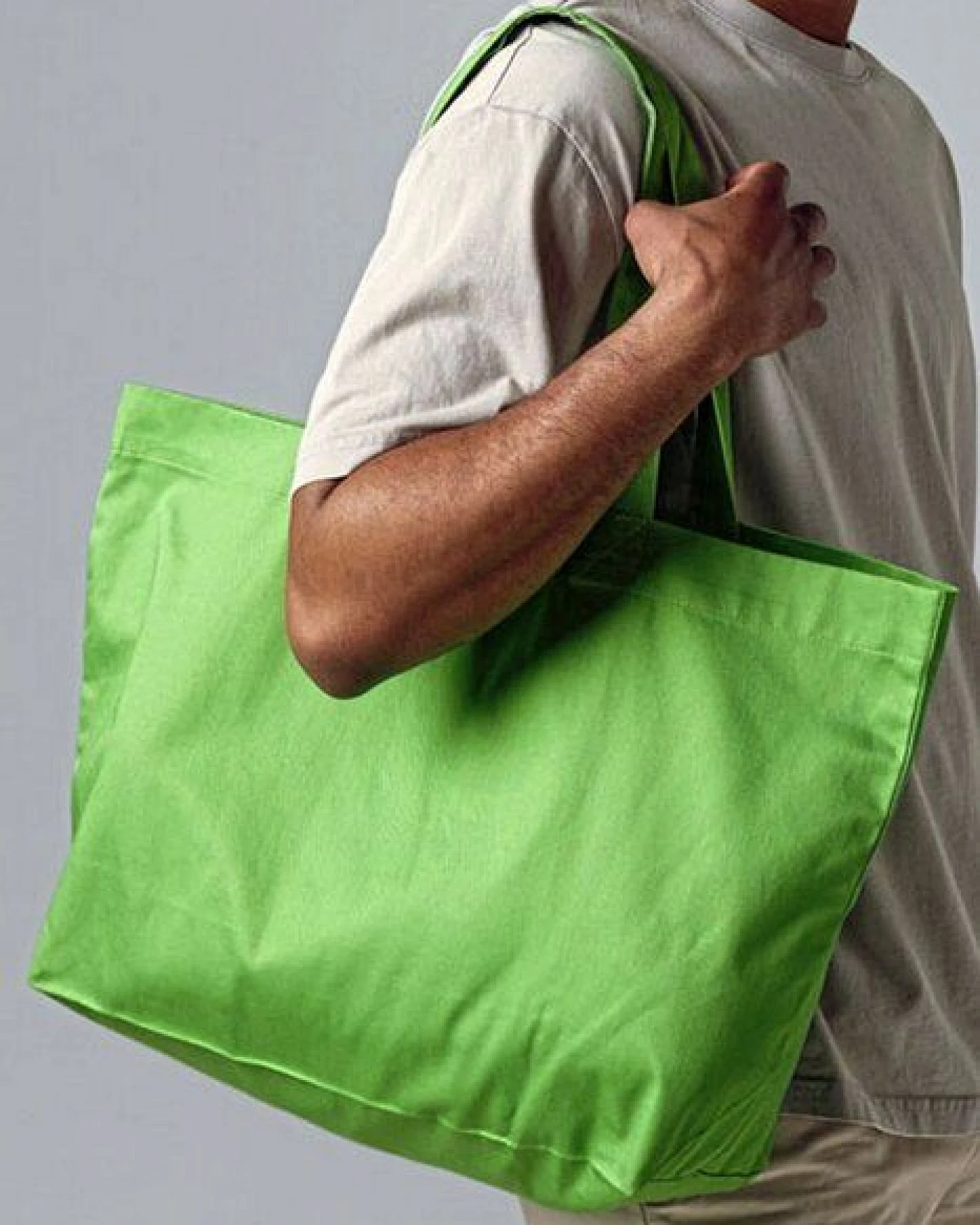 Westford Mill EarthAware® Baumwolltasche Große Einkaufstasche Shopper Strandtasche Schwimmbadtasche – Ansicht 2
