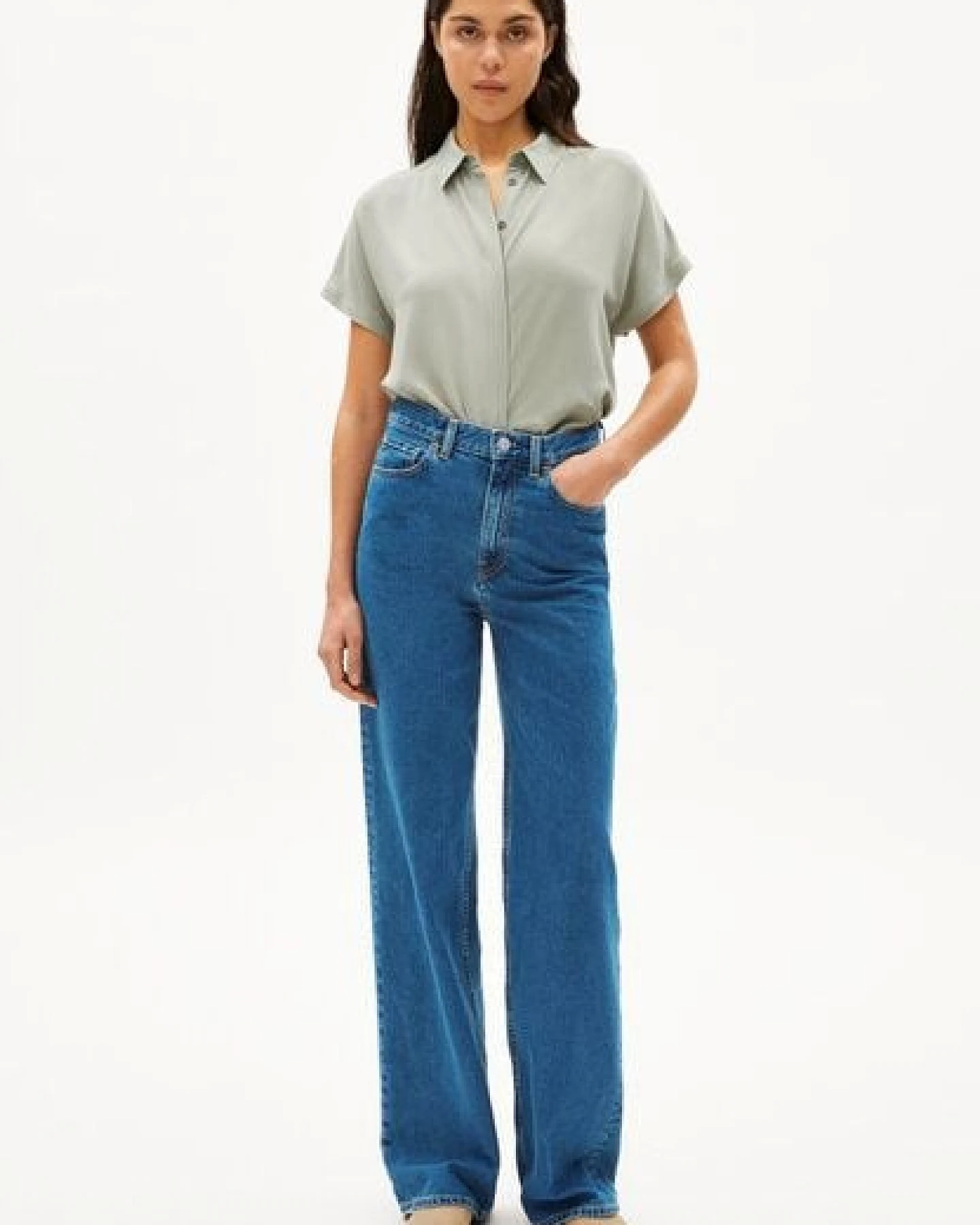 ARMEDANGELS LARISAANA Damen Bluse aus LENZING ECOVERO Viskose – Ansicht 4