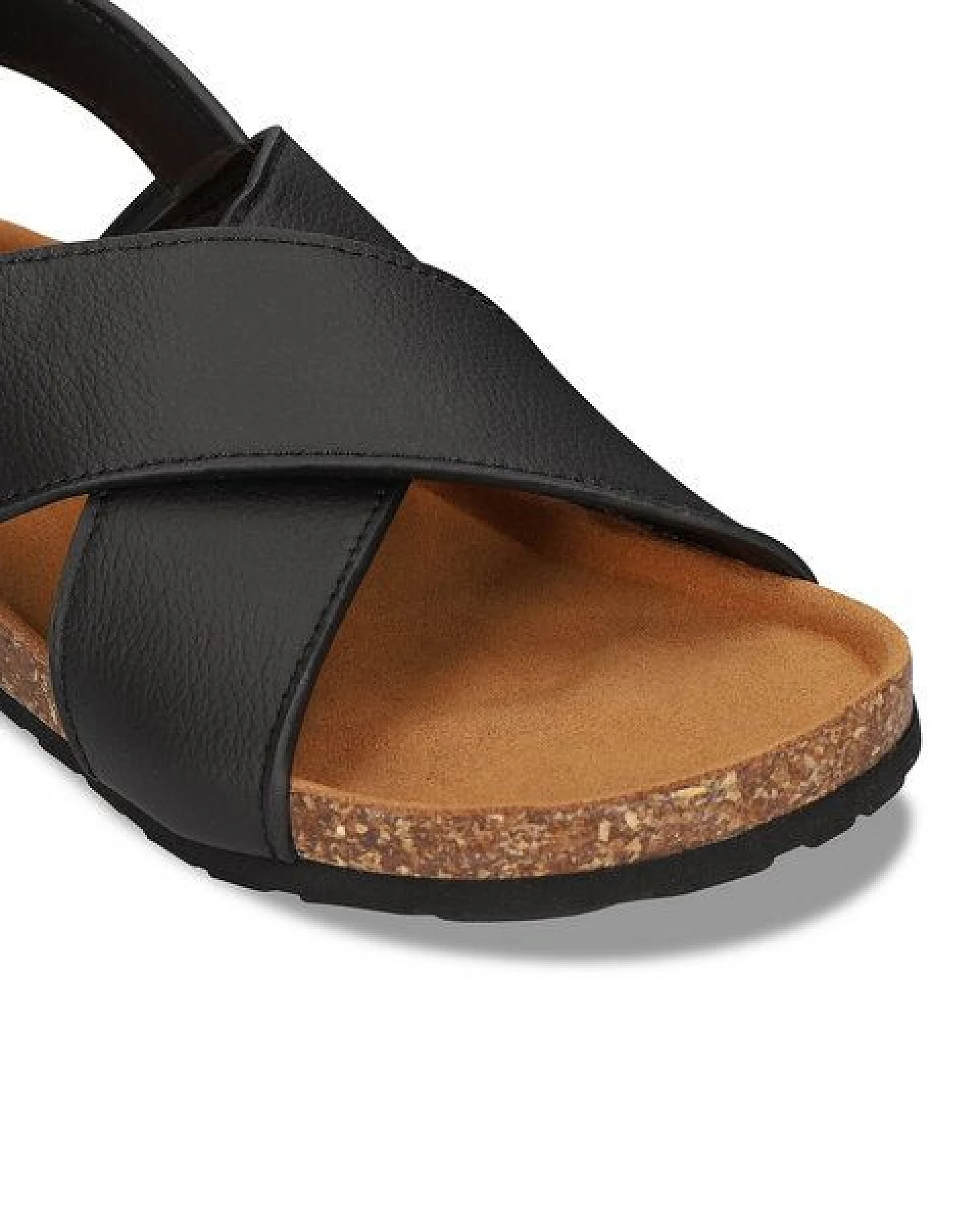 Nae Vegan Shoes NAE - LANTA - Schwarze Vegane Sandalen – Ansicht 3