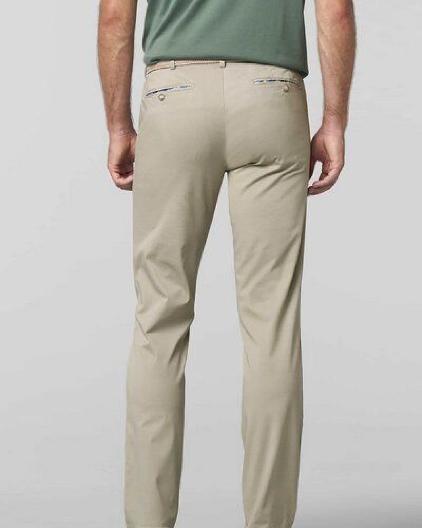 MEYER MICROPRINT BAUMWOLL CHINO – Ansicht 3