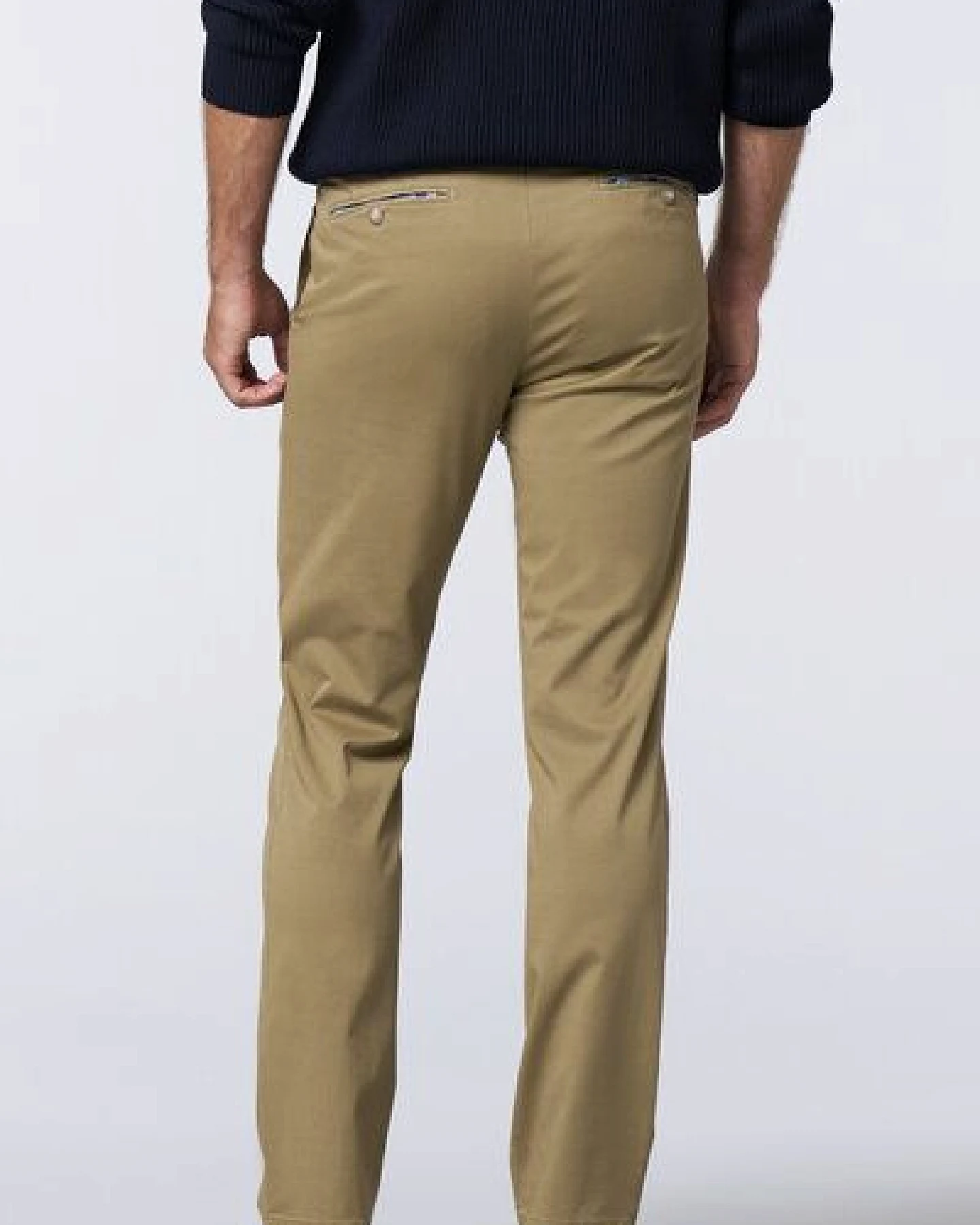 MEYER MICROPRINT BAUMWOLL CHINO – Ansicht 3