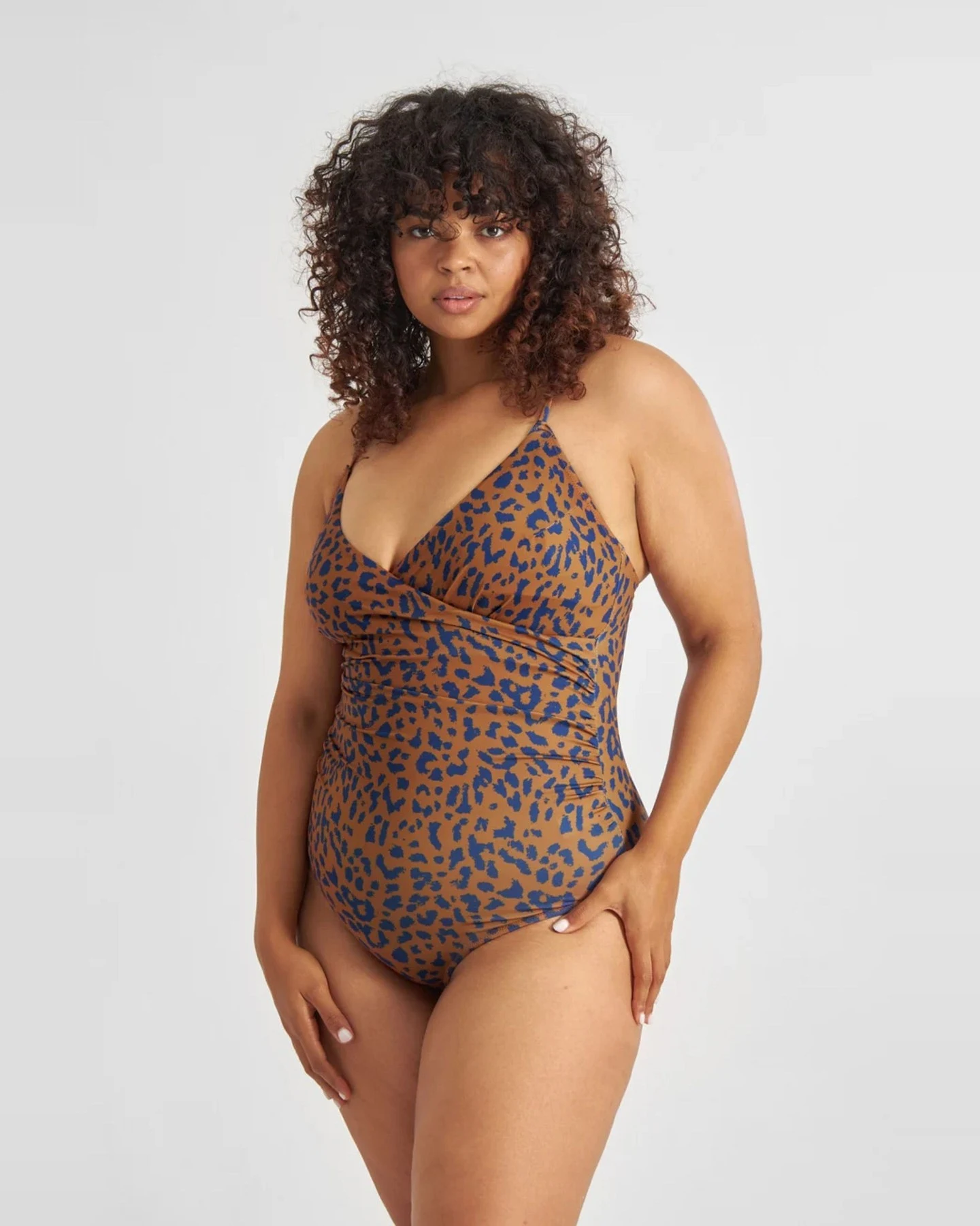 Badeanzug Klinte Leopard Braun – Ansicht 6