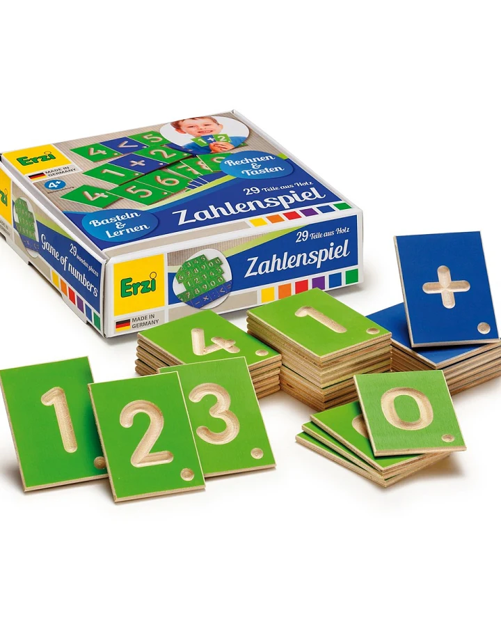 Lernspiel Zahlen 15,2x17x4,9cm