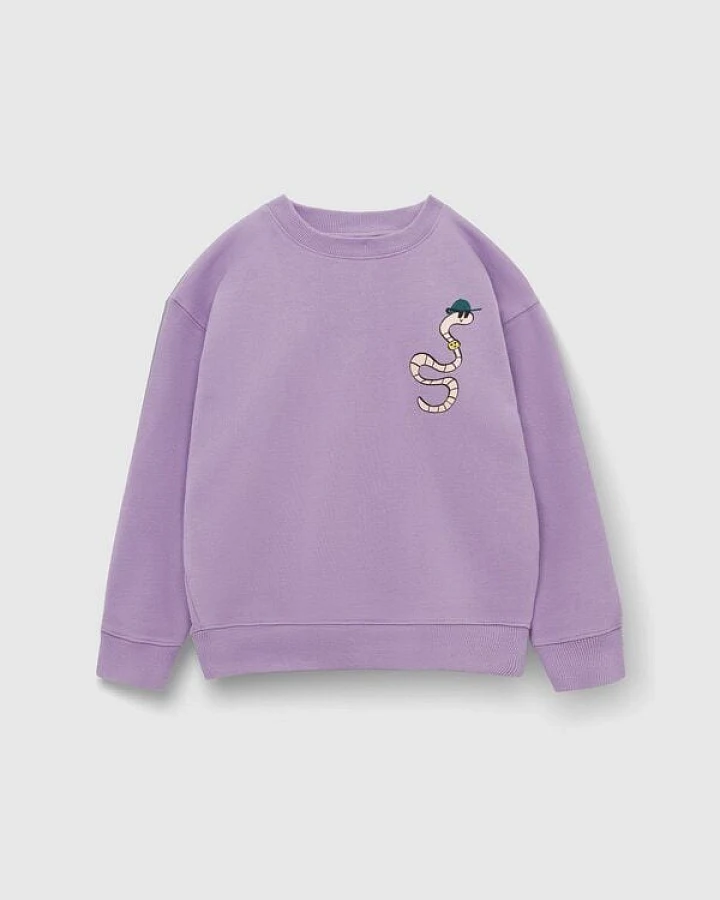 PlayPlayPauly CHECKER TOBI Erde Unisex Kinder Sweatshirt aus Bio-Baumwolle