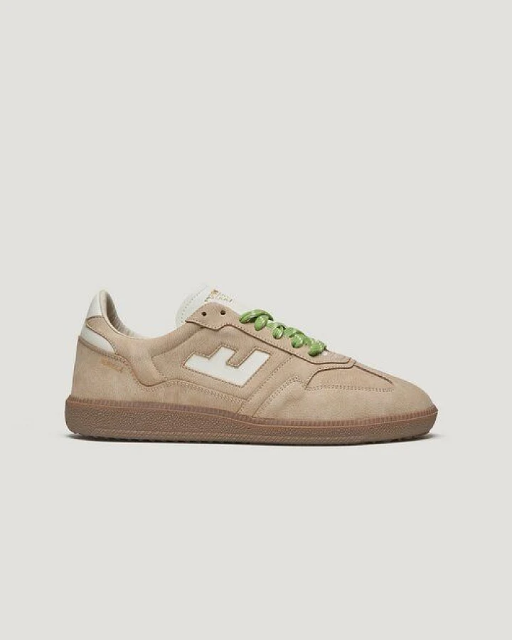 Flamingos' Life Sneaker - Burela Slim Nobuck Stone