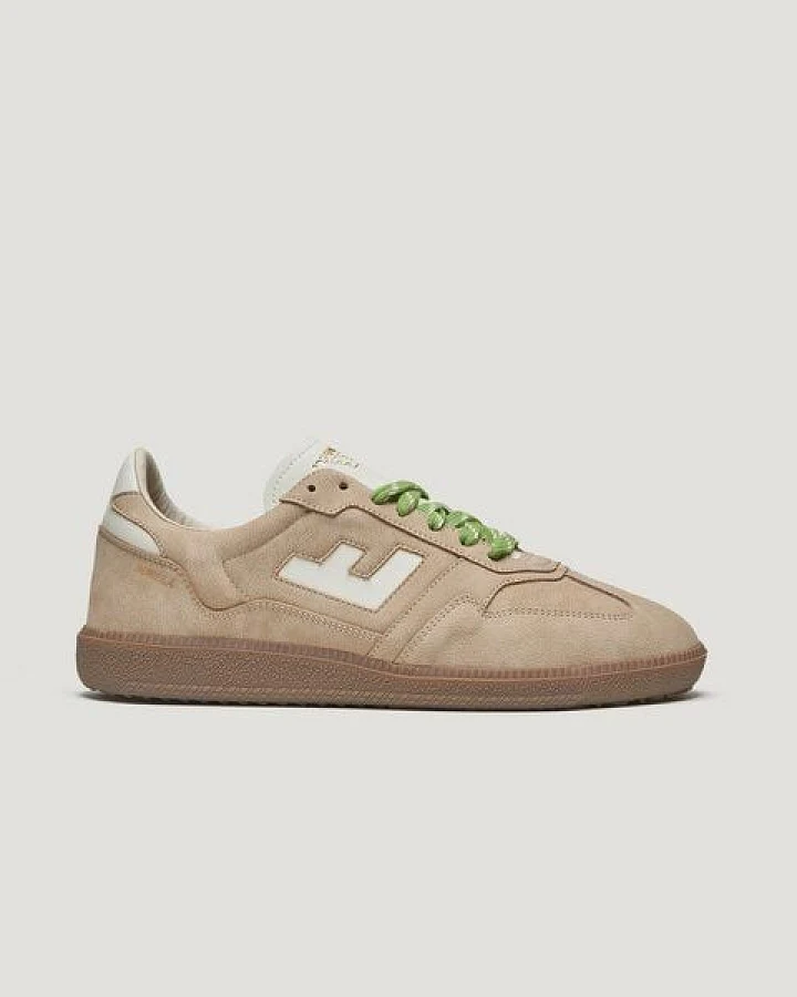 Flamingos' Life Sneaker - Burela Slim Nobuck Stone