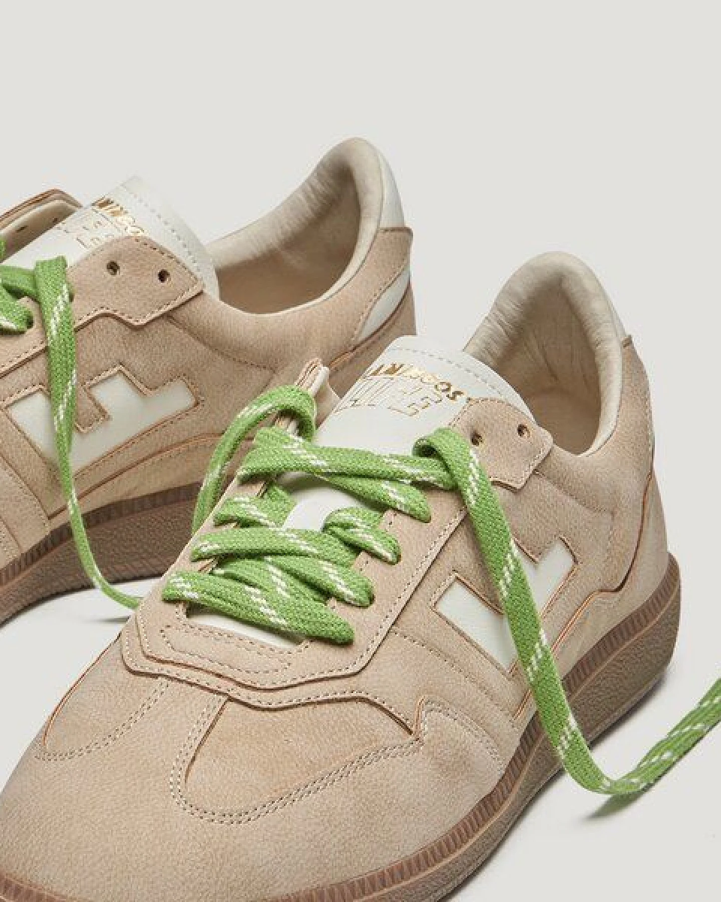 Flamingos' Life Sneaker - Burela Slim Nobuck Stone – Ansicht 3