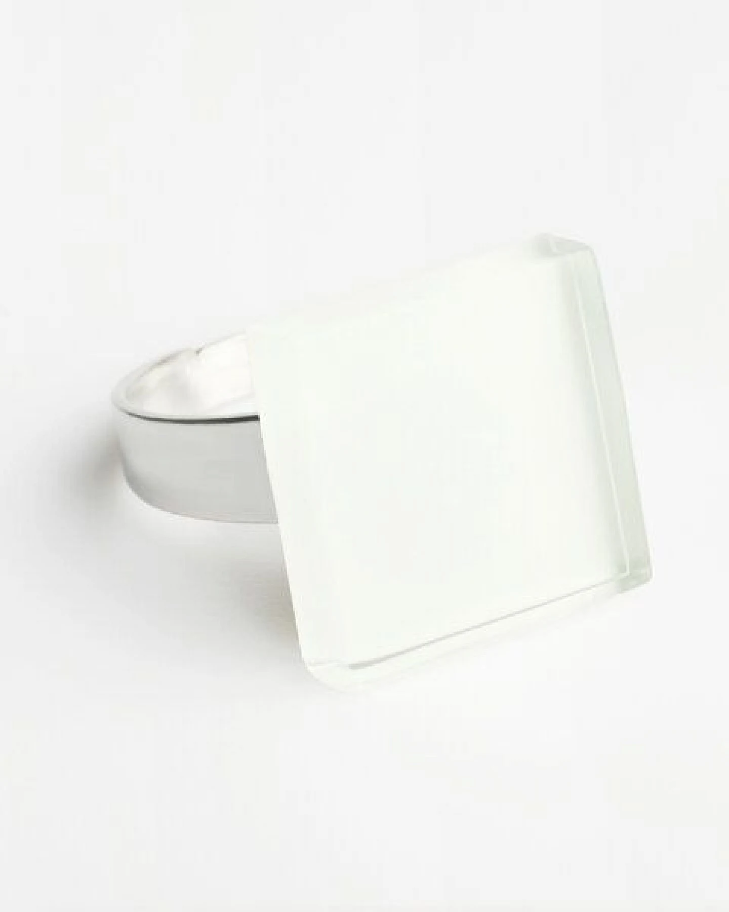 ALEXASCHA Minimalistischer Ring aus Glas, klein – Ansicht 2