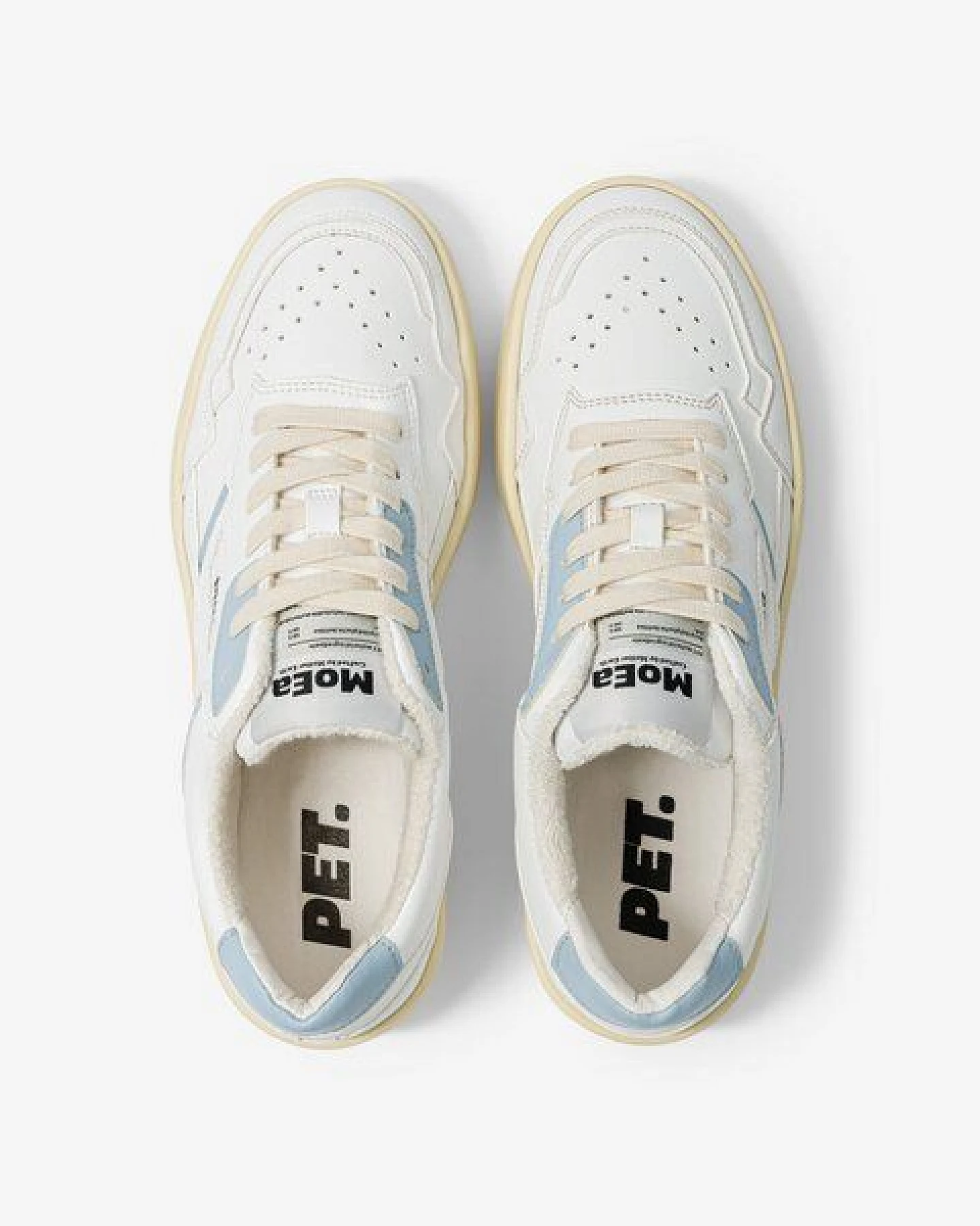 MoEa Sneakers GEN1 - PET Retro White & Blue – Ansicht 3