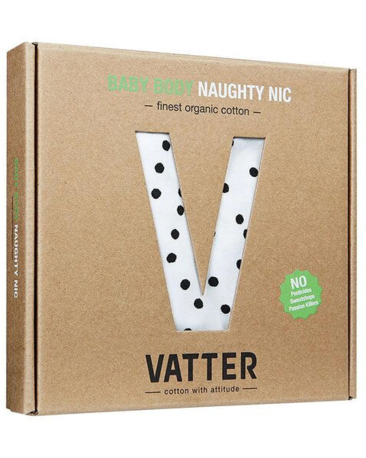 VATTER Black & White Baby Body Bundle – 3er Set – Ansicht 2