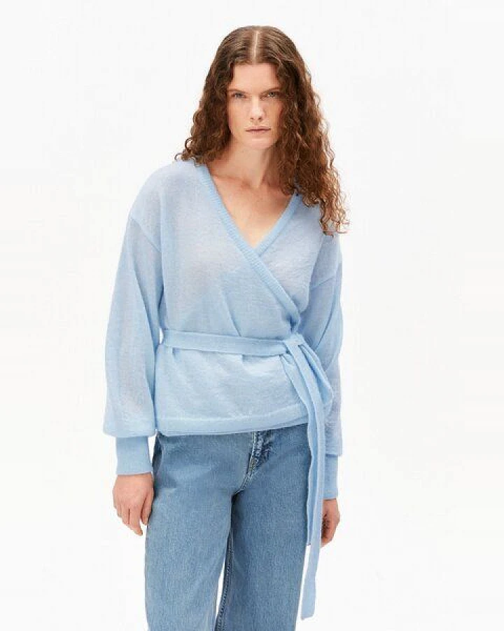 ARMEDANGELS MOHAIR BLEND WRAP Damen Strickjacke aus Mohair-Woll Mix