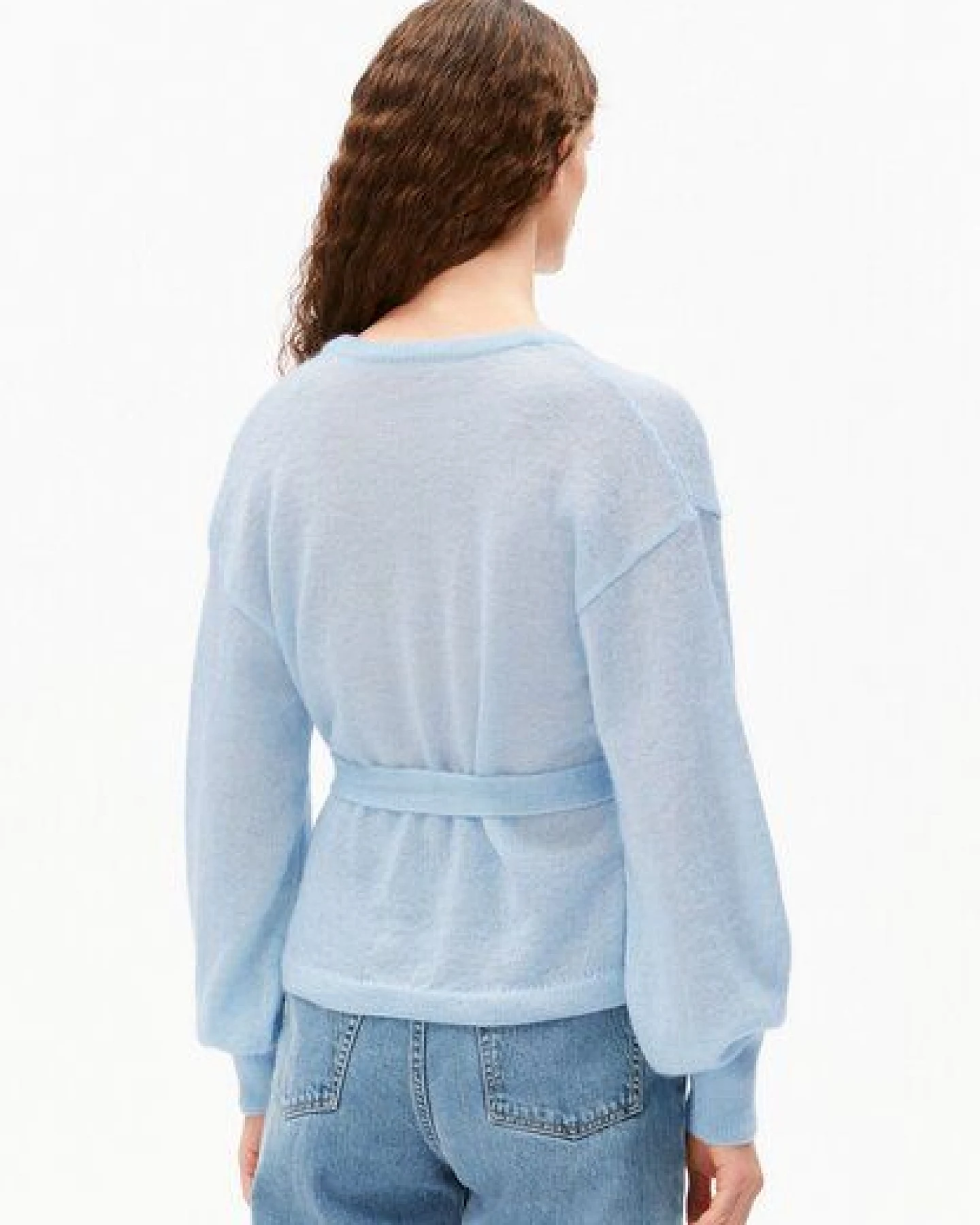 ARMEDANGELS MOHAIR BLEND WRAP Damen Strickjacke aus Mohair-Woll Mix – Ansicht 2