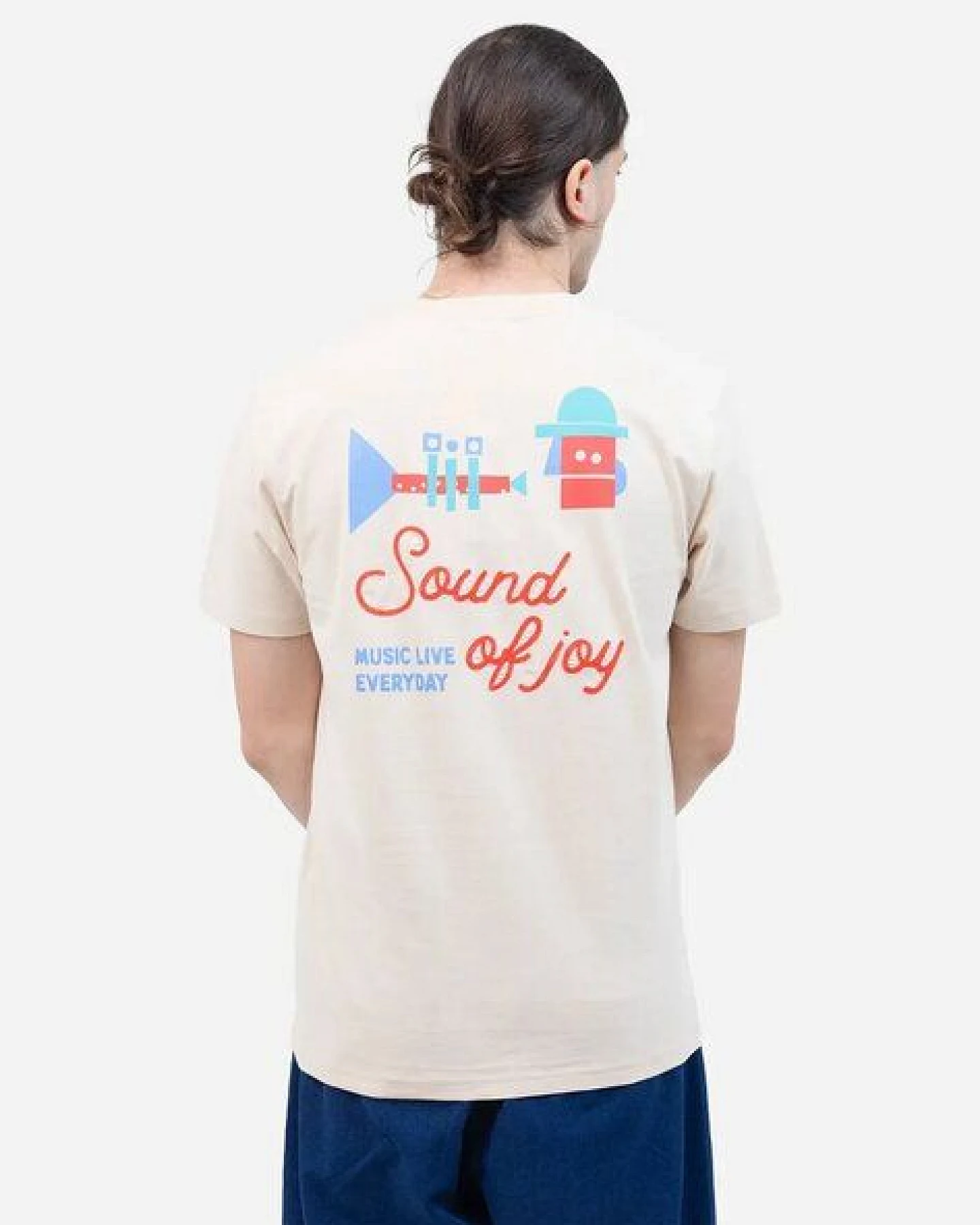 Olow Sound of Joy T-Shirt mit Backprint – Ansicht 2