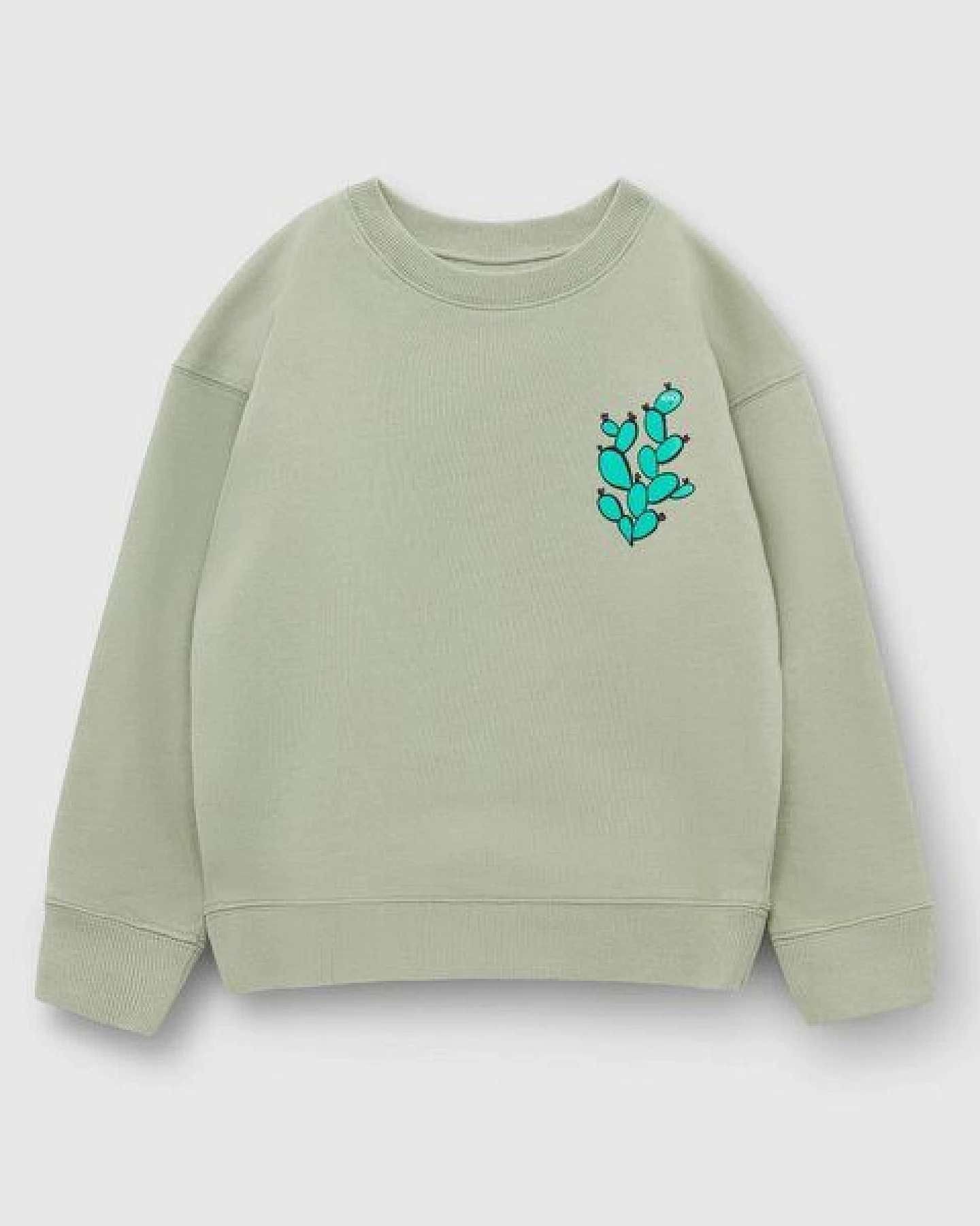PlayPlayPauly CHECKER TOBI Regenwurm Unisex Kinder Sweatshirt aus Bio-Baumwolle – Ansicht 2