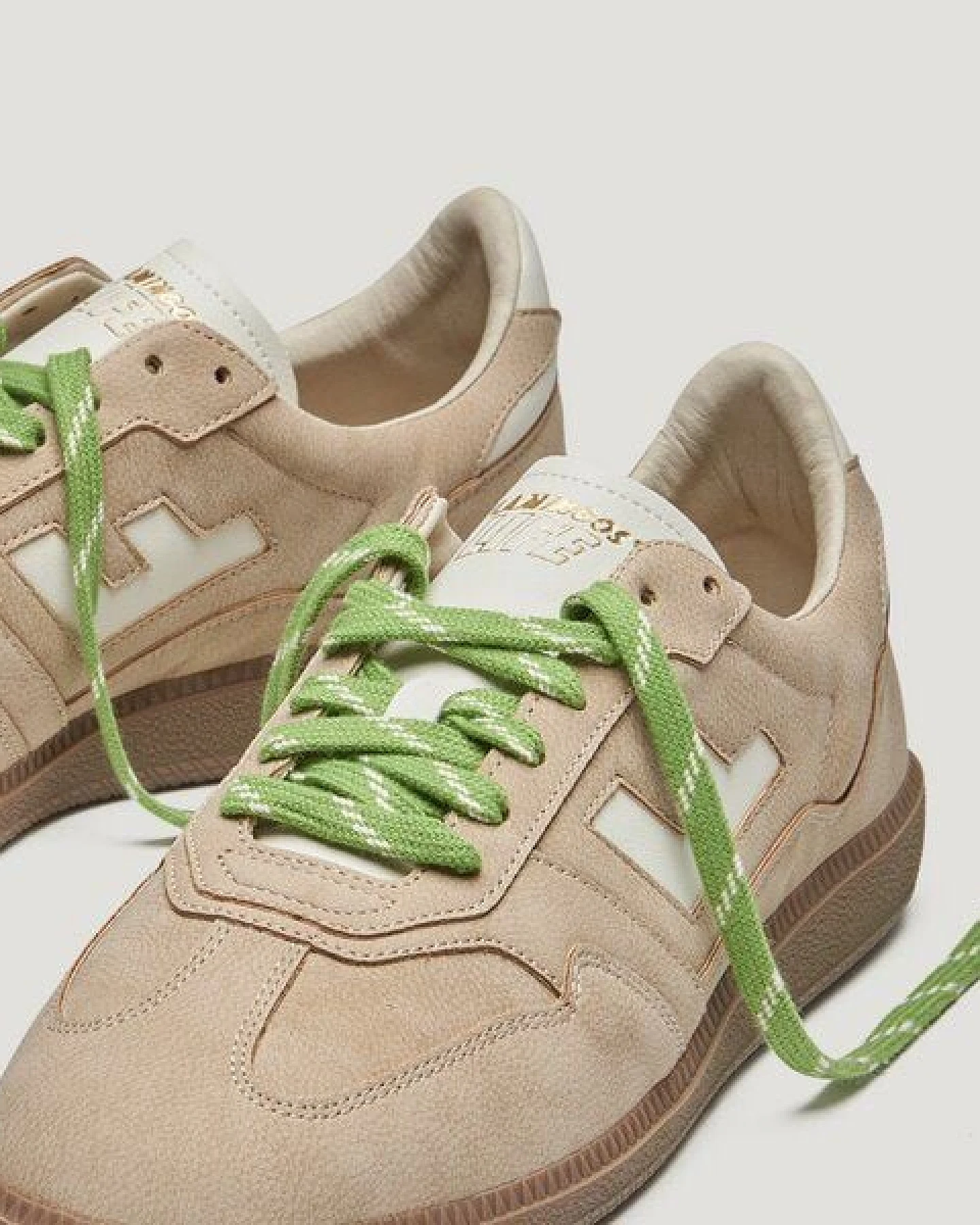 Flamingos' Life Sneaker - Burela Slim Nobuck Stone – Ansicht 3