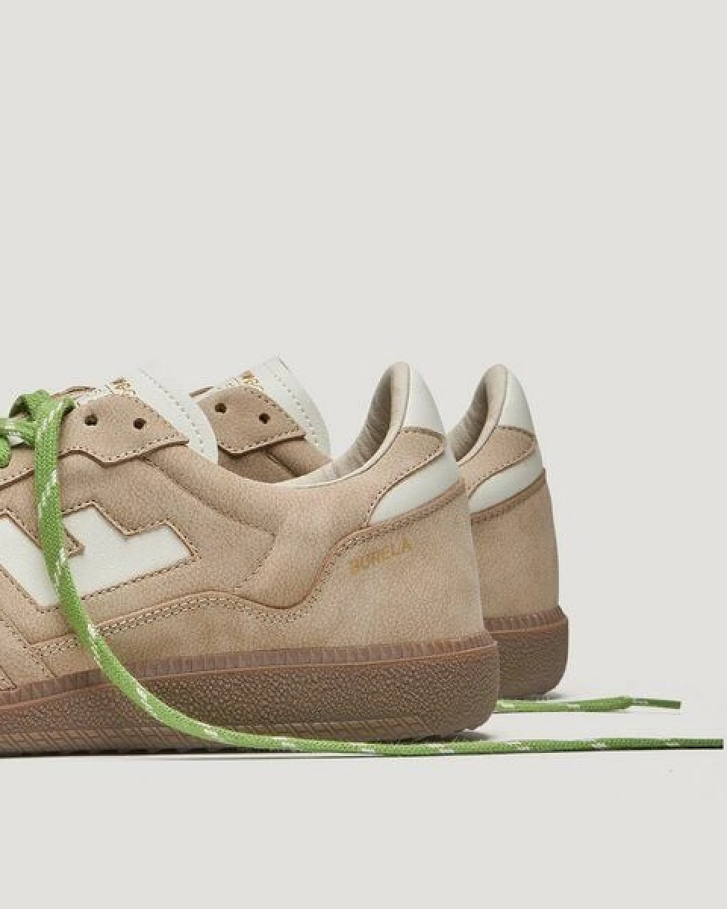 Flamingos' Life Sneaker - Burela Slim Nobuck Stone – Ansicht 4