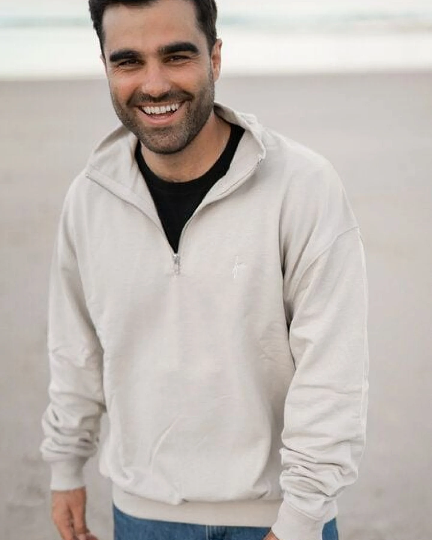FUXBAU Männer fux Half Zip Sweater – Ansicht 3