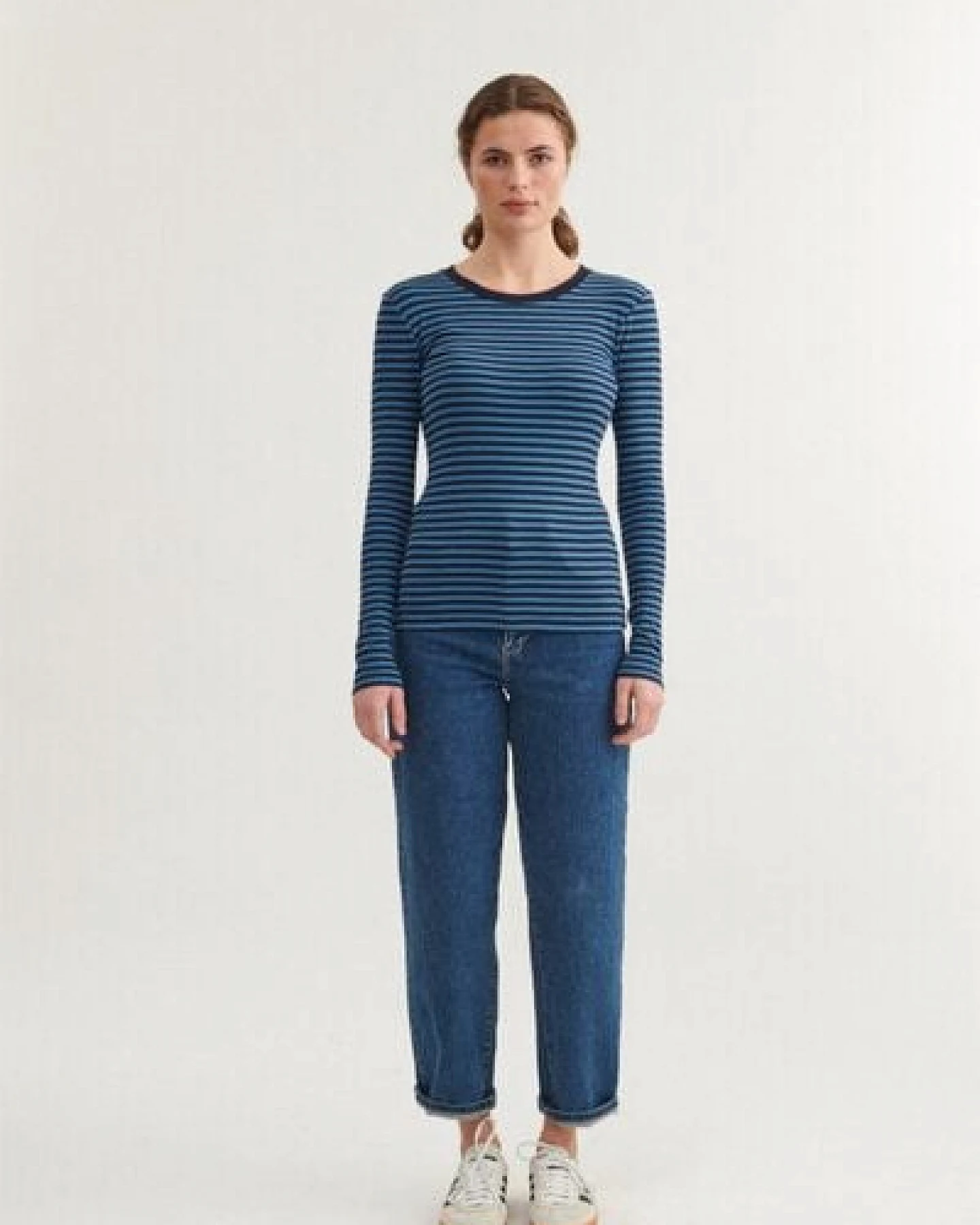 Basic Apparel LUDMILLA Langarmshirt aus Bio-Baumwolle – Ansicht 3