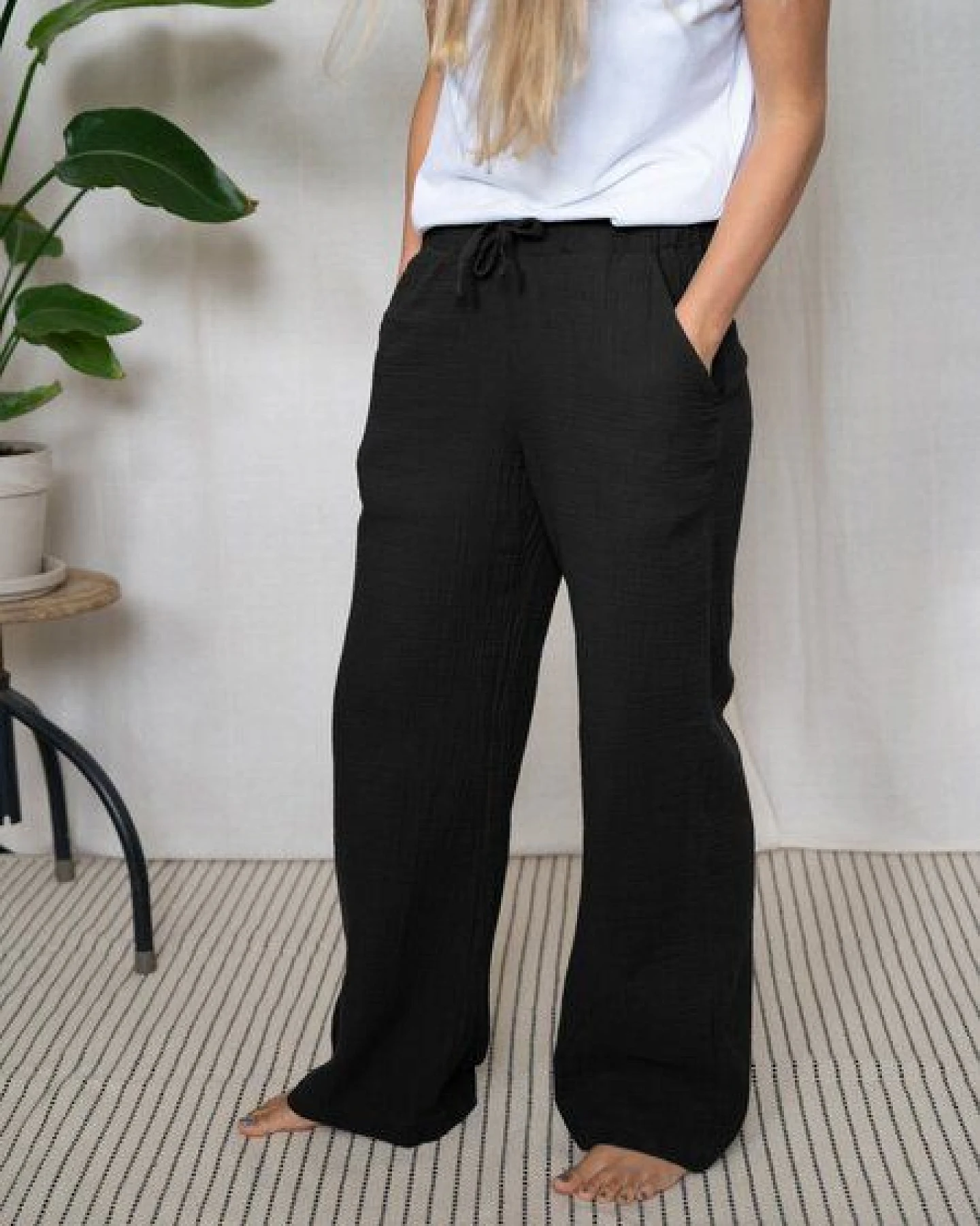 FUXBAU Frauen Musselinhose – Ansicht 2