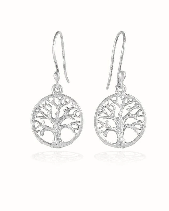 pakilia Silber Ohrringe Bäume Fair-Trade und handmade