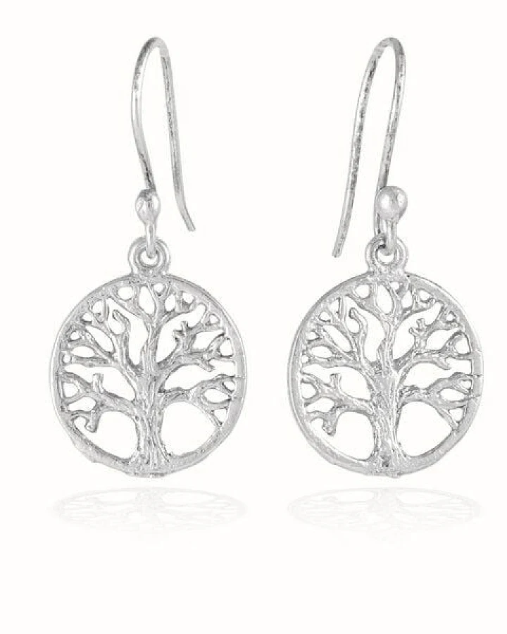 pakilia Silber Ohrringe Bäume Fair-Trade und handmade