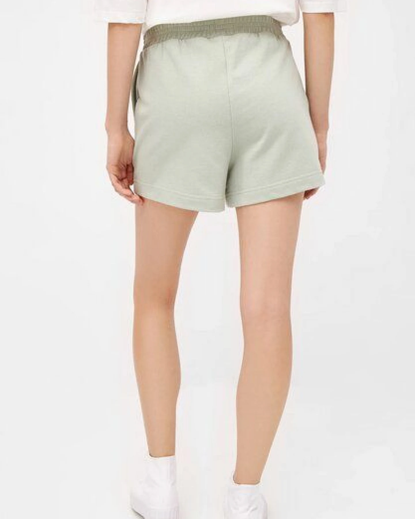 Givn Berlin "Milou" Shorts Baumwolle mit Gummibündchen & Taschen mint/sage – Ansicht 2
