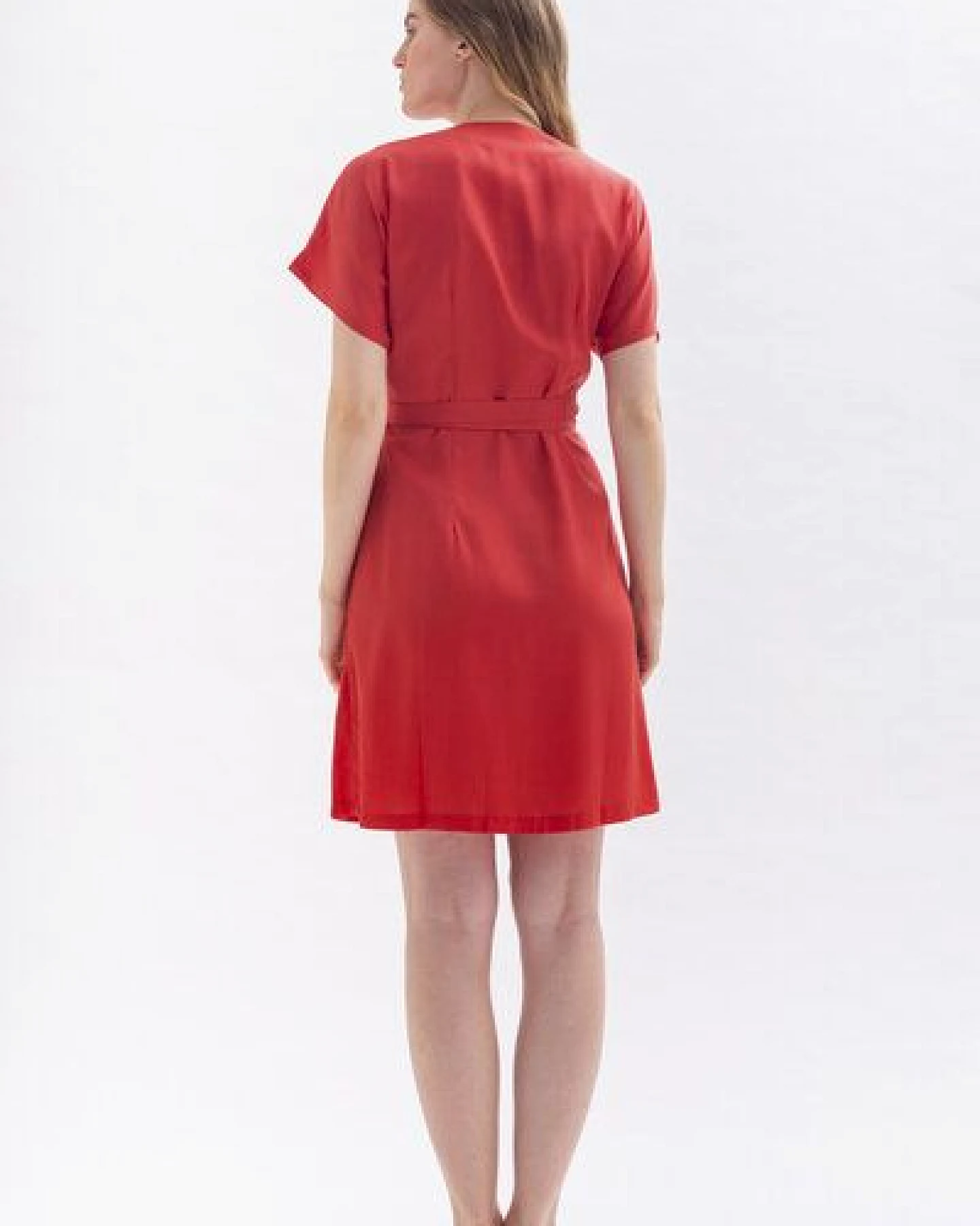Studio Hertzberg Wickelkleid "CAAR-MEN" aus Tencel – Ansicht 4