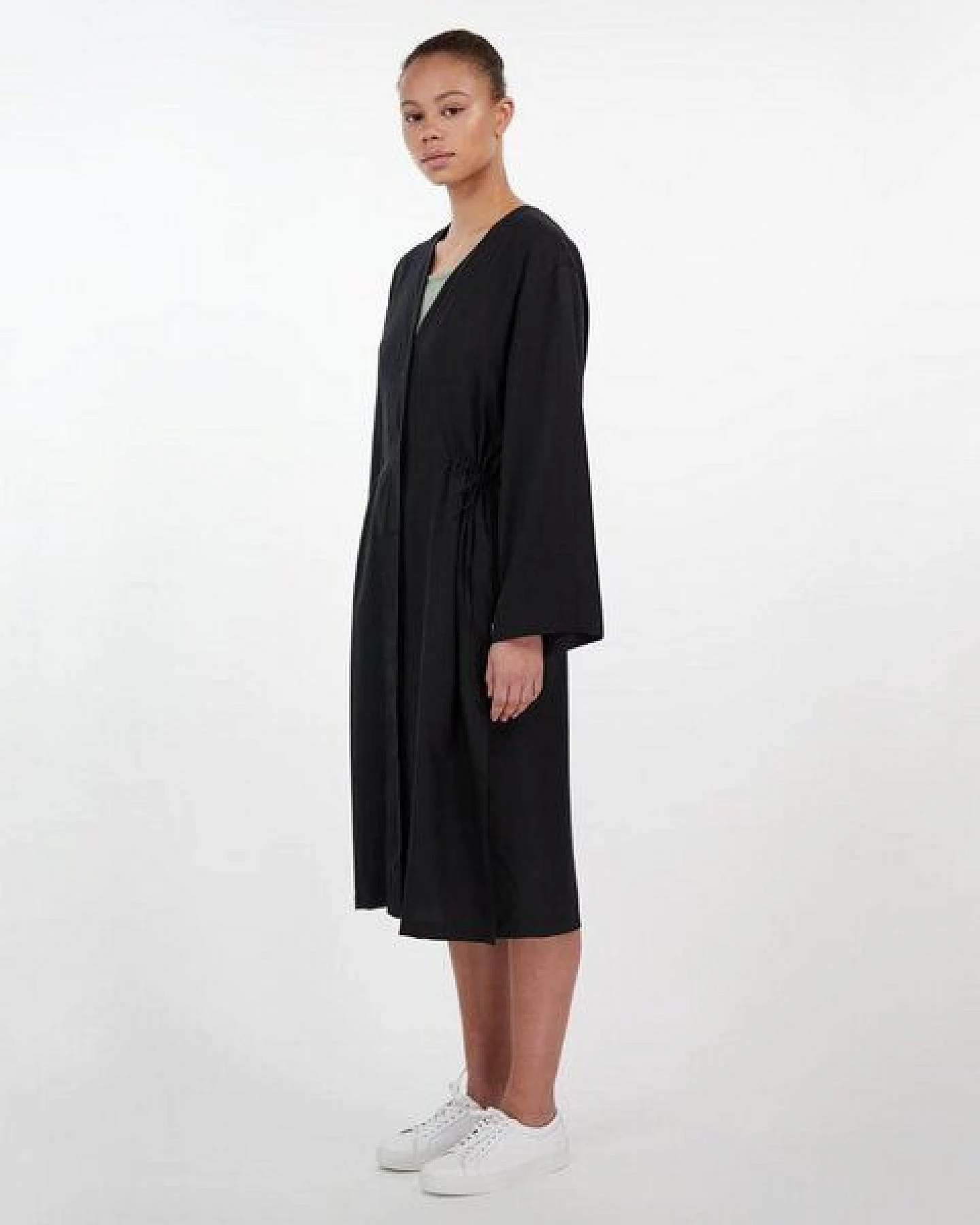 Makia Kleid Uma Coat - black – Ansicht 2