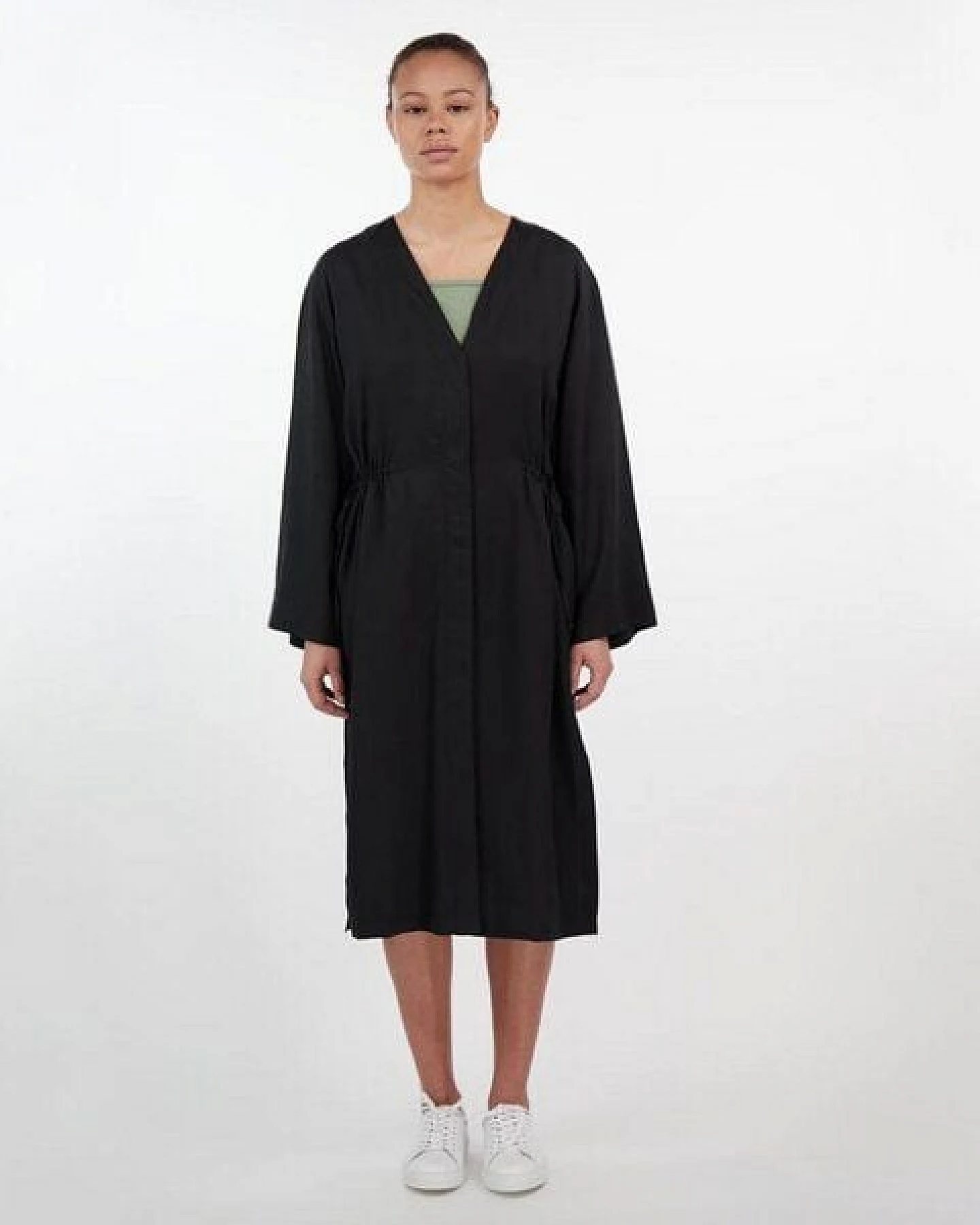 Makia Kleid Uma Coat - black – Ansicht 4