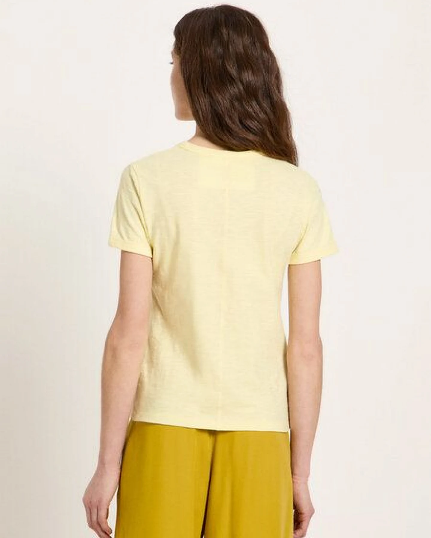 LANIUS Kurzarmshirt (GOTS) aus Bio-Baumwolle – Ansicht 3